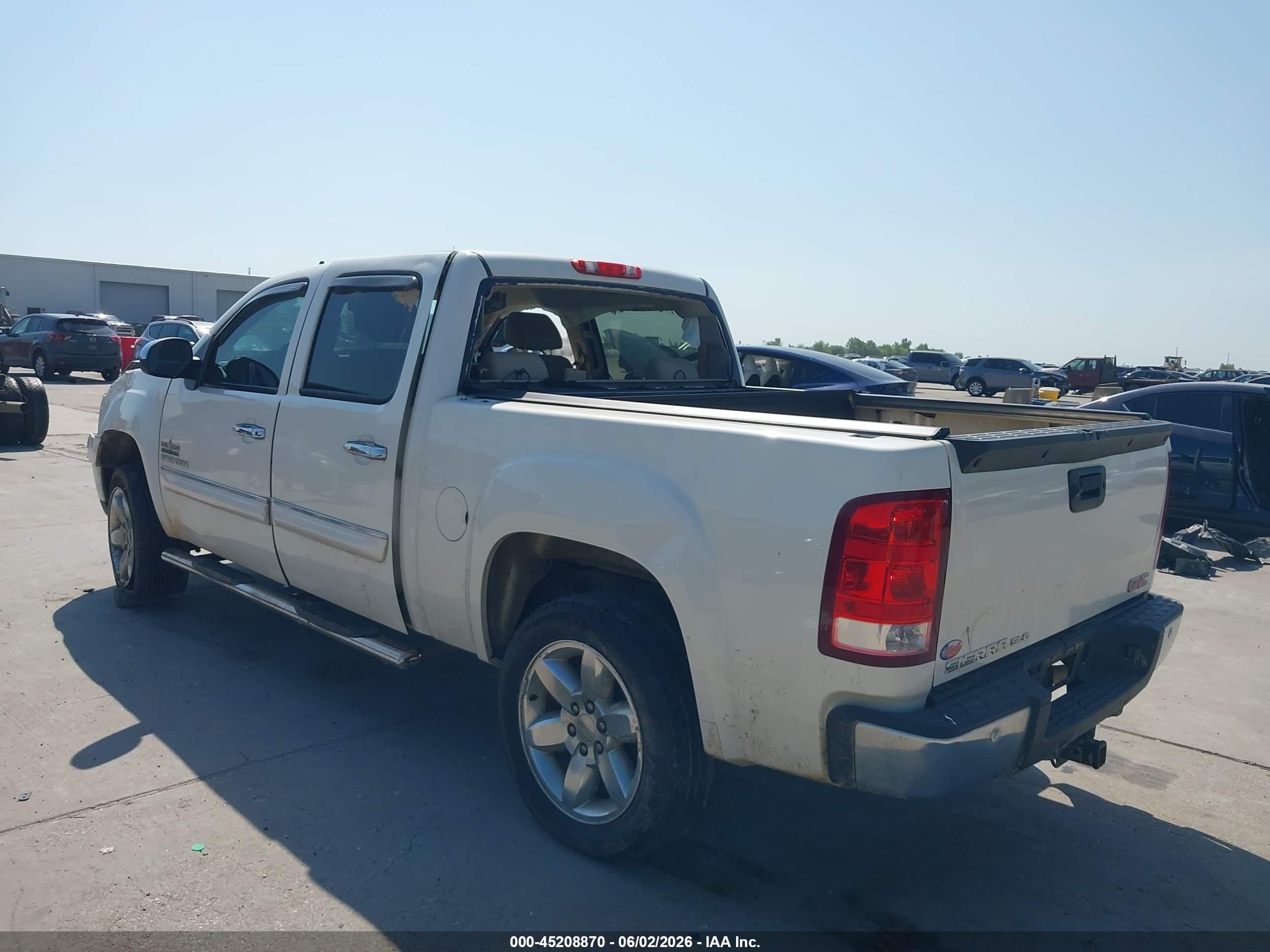 2012 Gmc Sierra 1500 Sle Белый vin: 3GTP1VE01CG200693