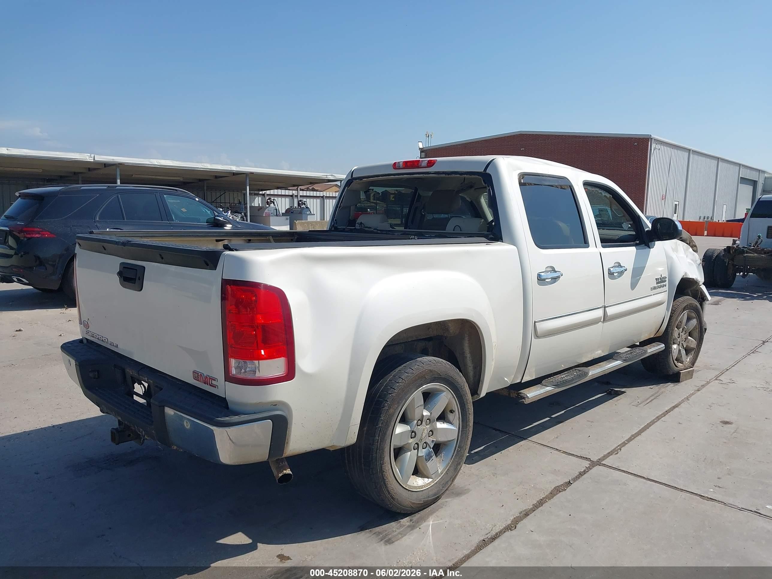 2012 Gmc Sierra 1500 Sle Белый vin: 3GTP1VE01CG200693