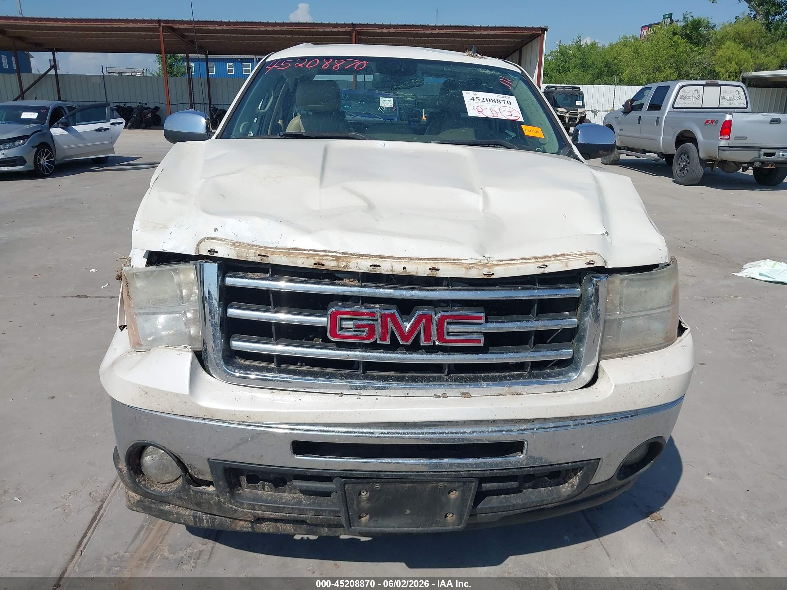 2012 Gmc Sierra 1500 Sle Белый vin: 3GTP1VE01CG200693