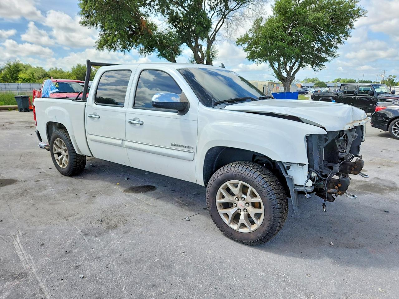 2012 Gmc Sierra C1500 Sle White vin: 3GTP1VE01CG221799