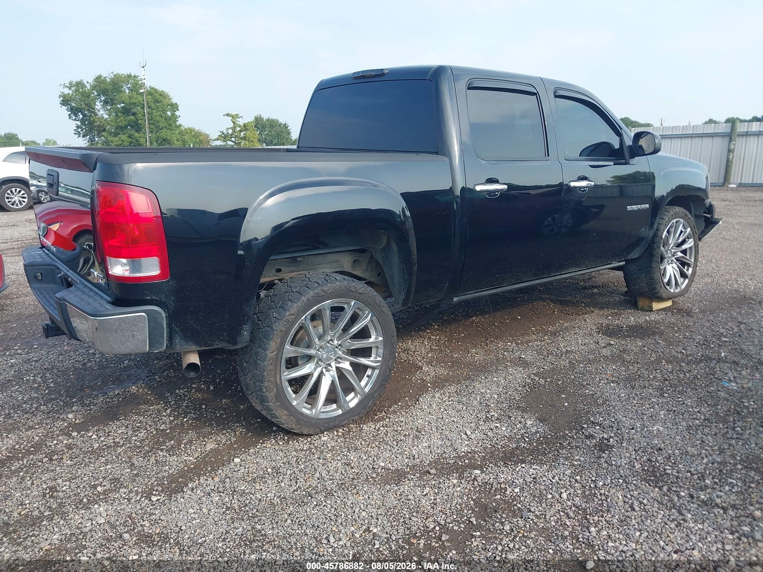 2012 Gmc Sierra 1500 Sle Black vin: 3GTP1VE01CG225304