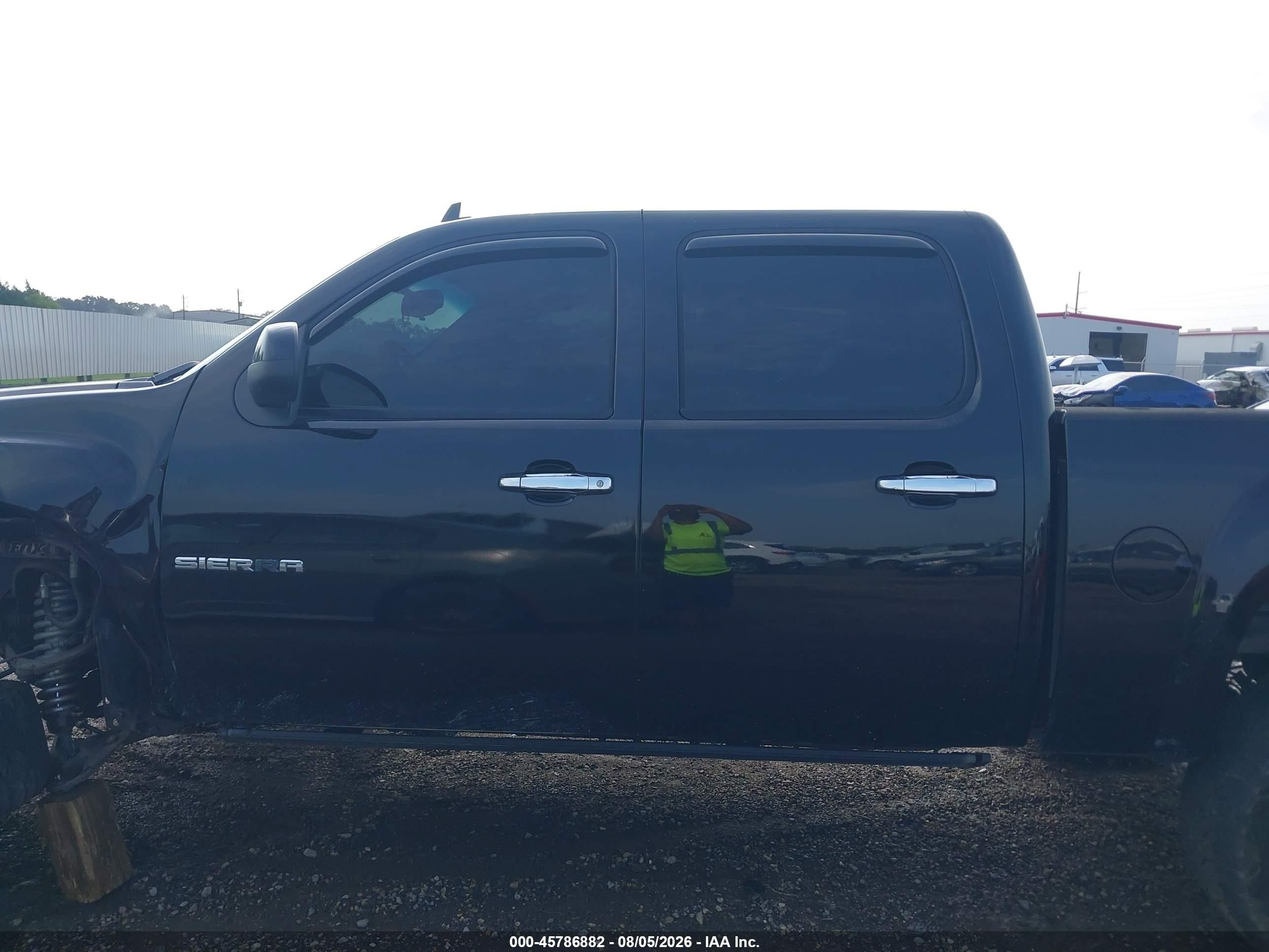 2012 Gmc Sierra 1500 Sle Black vin: 3GTP1VE01CG225304