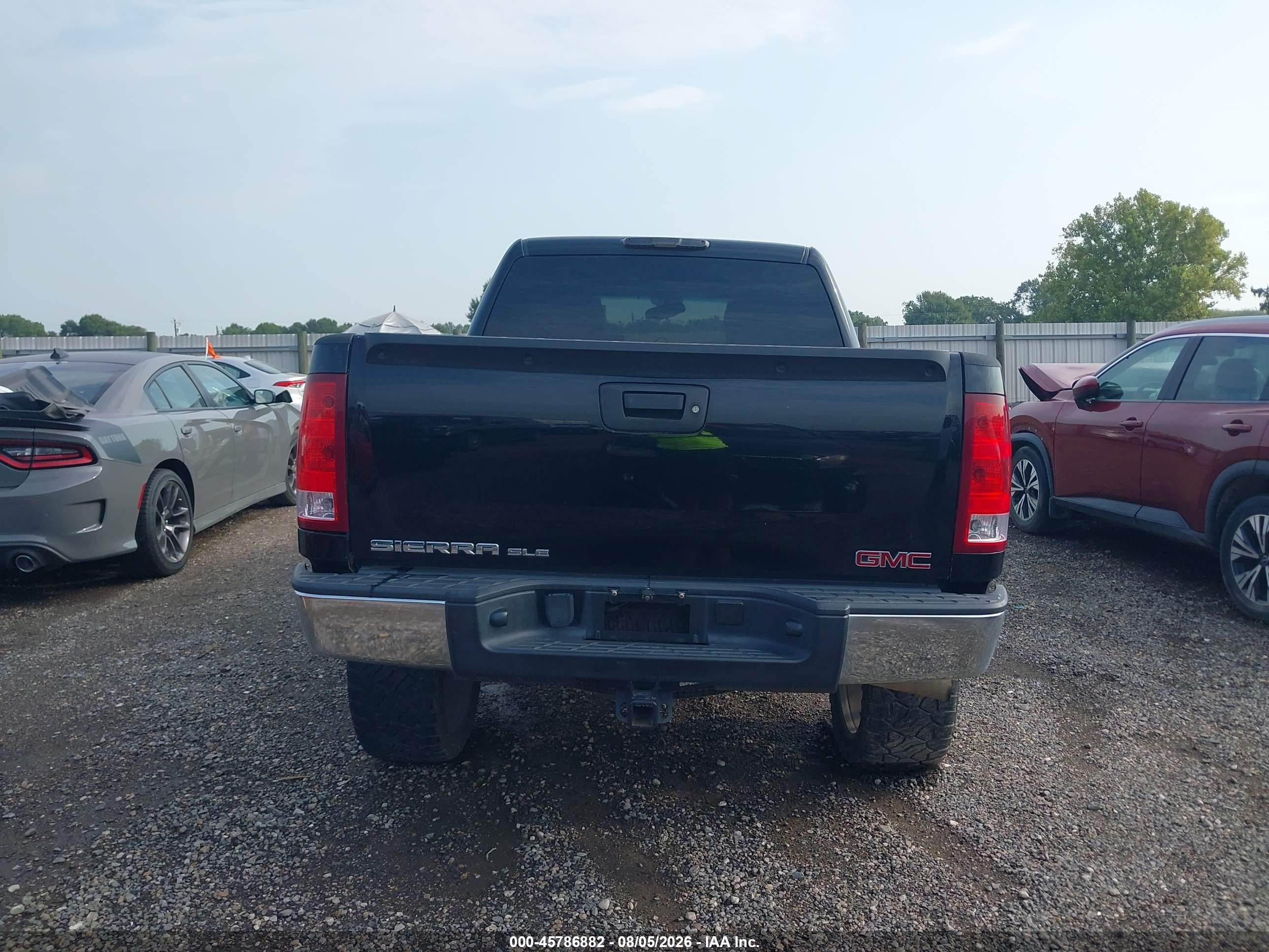 2012 Gmc Sierra 1500 Sle Black vin: 3GTP1VE01CG225304