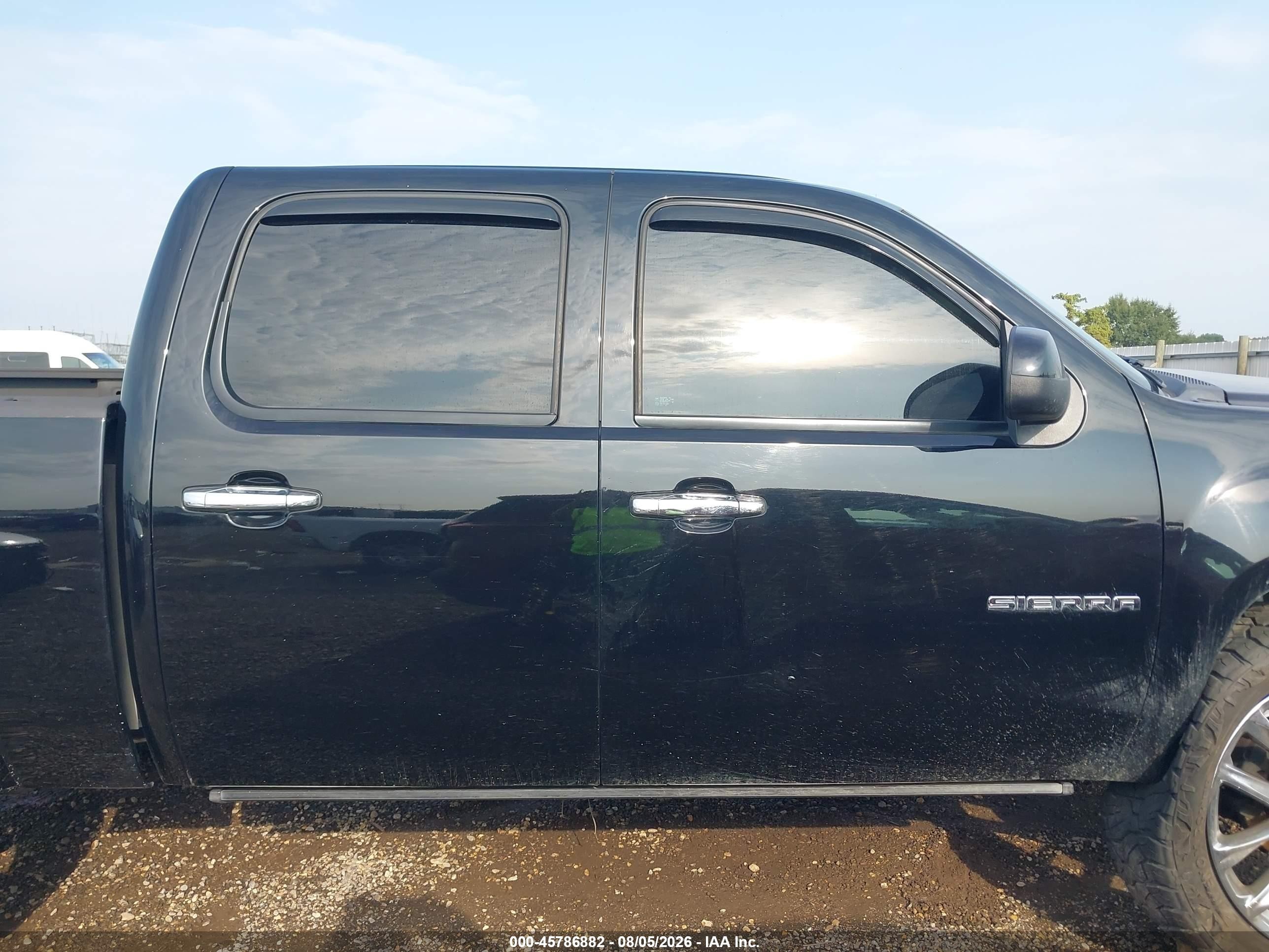 2012 Gmc Sierra 1500 Sle Black vin: 3GTP1VE01CG225304