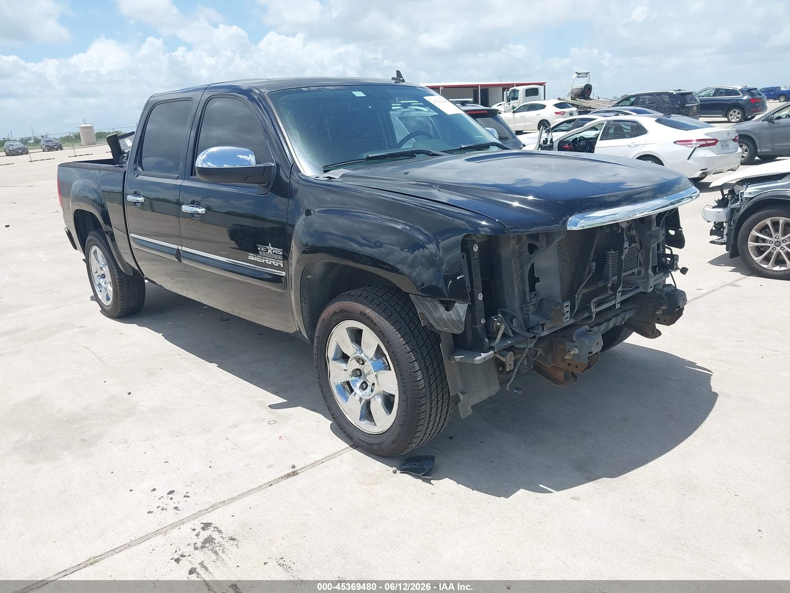 2011 Gmc Sierra 1500 Sle Black vin: 3GTP1VE02BG240862