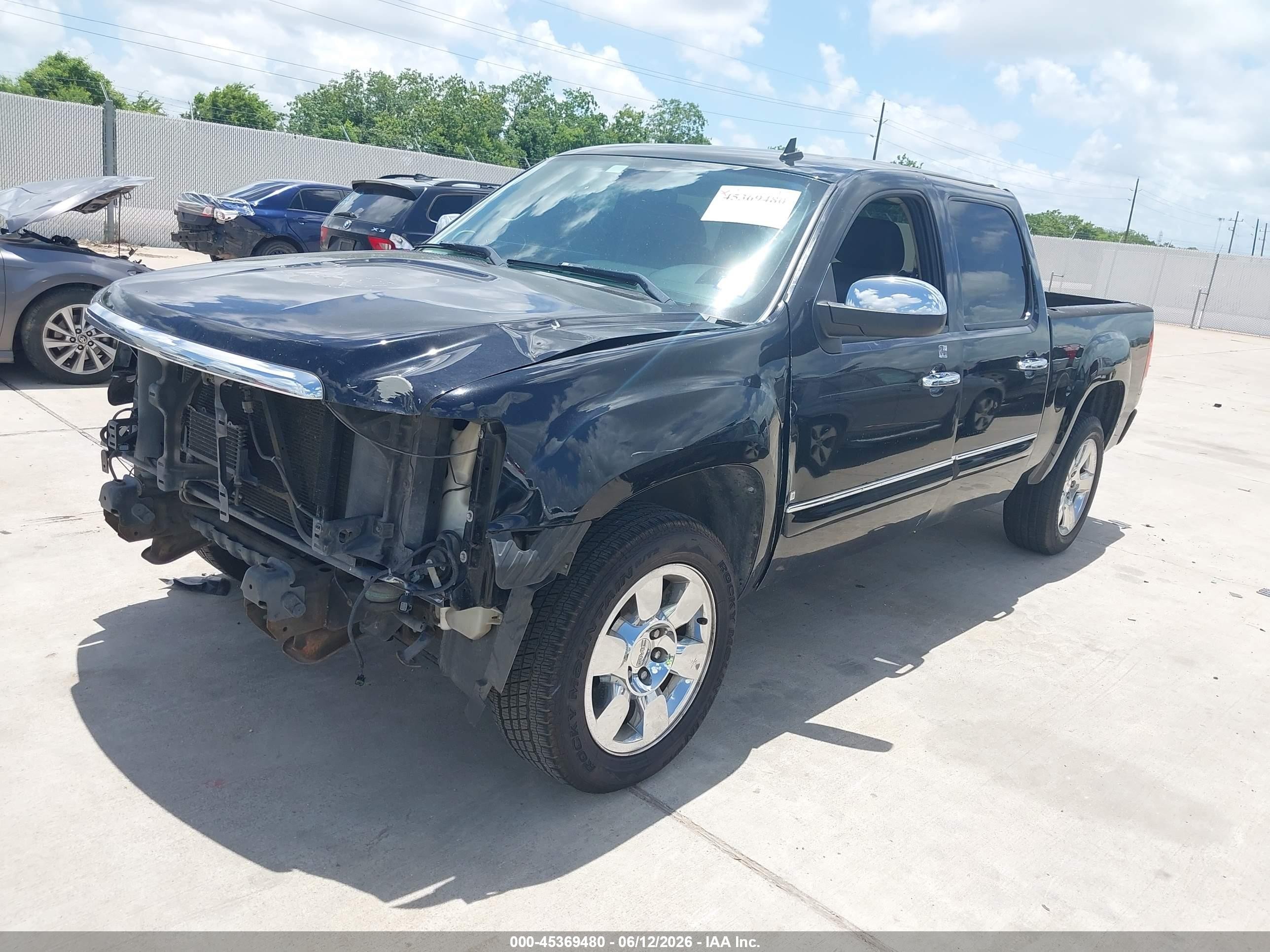 2011 Gmc Sierra 1500 Sle Black vin: 3GTP1VE02BG240862