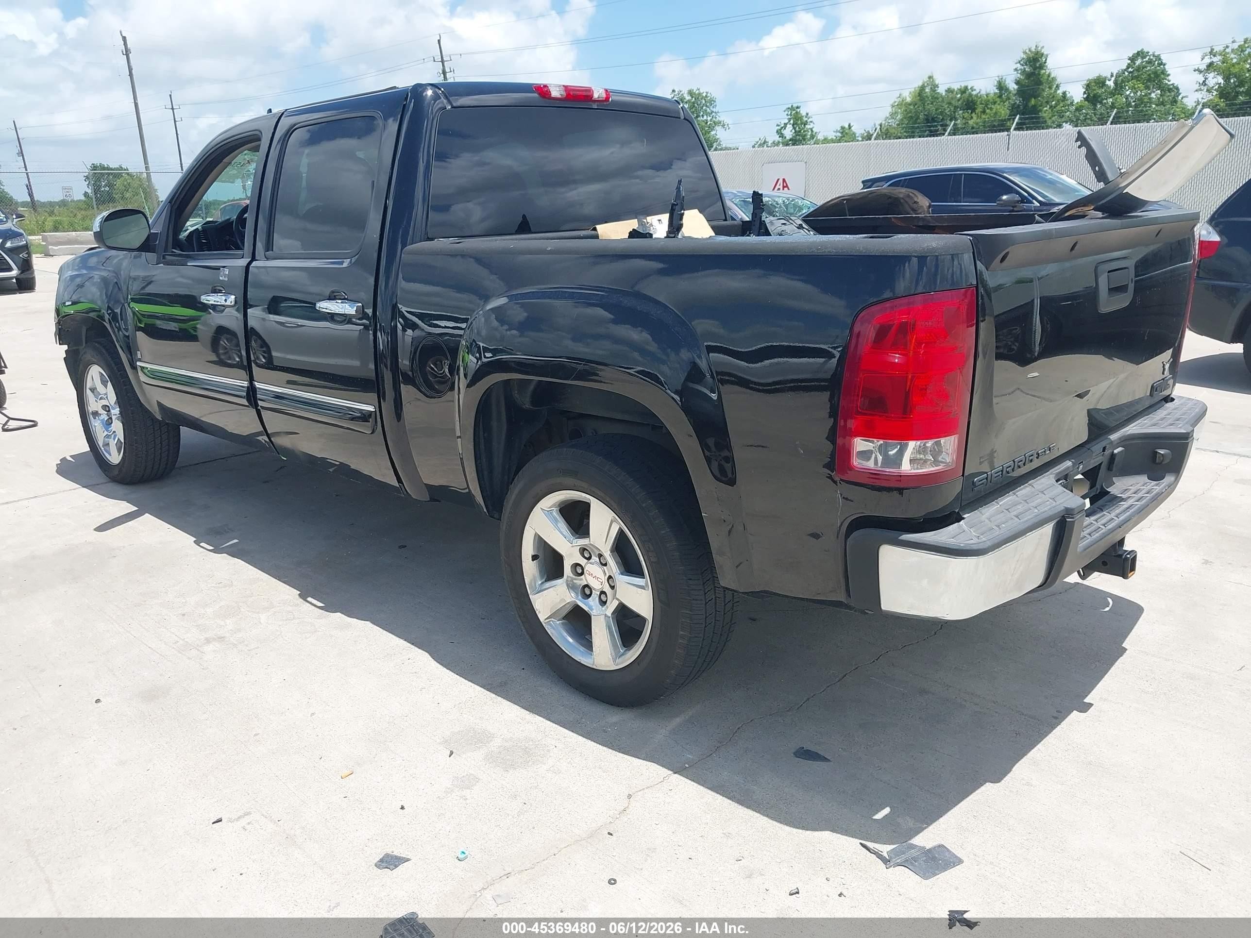 2011 Gmc Sierra 1500 Sle Black vin: 3GTP1VE02BG240862