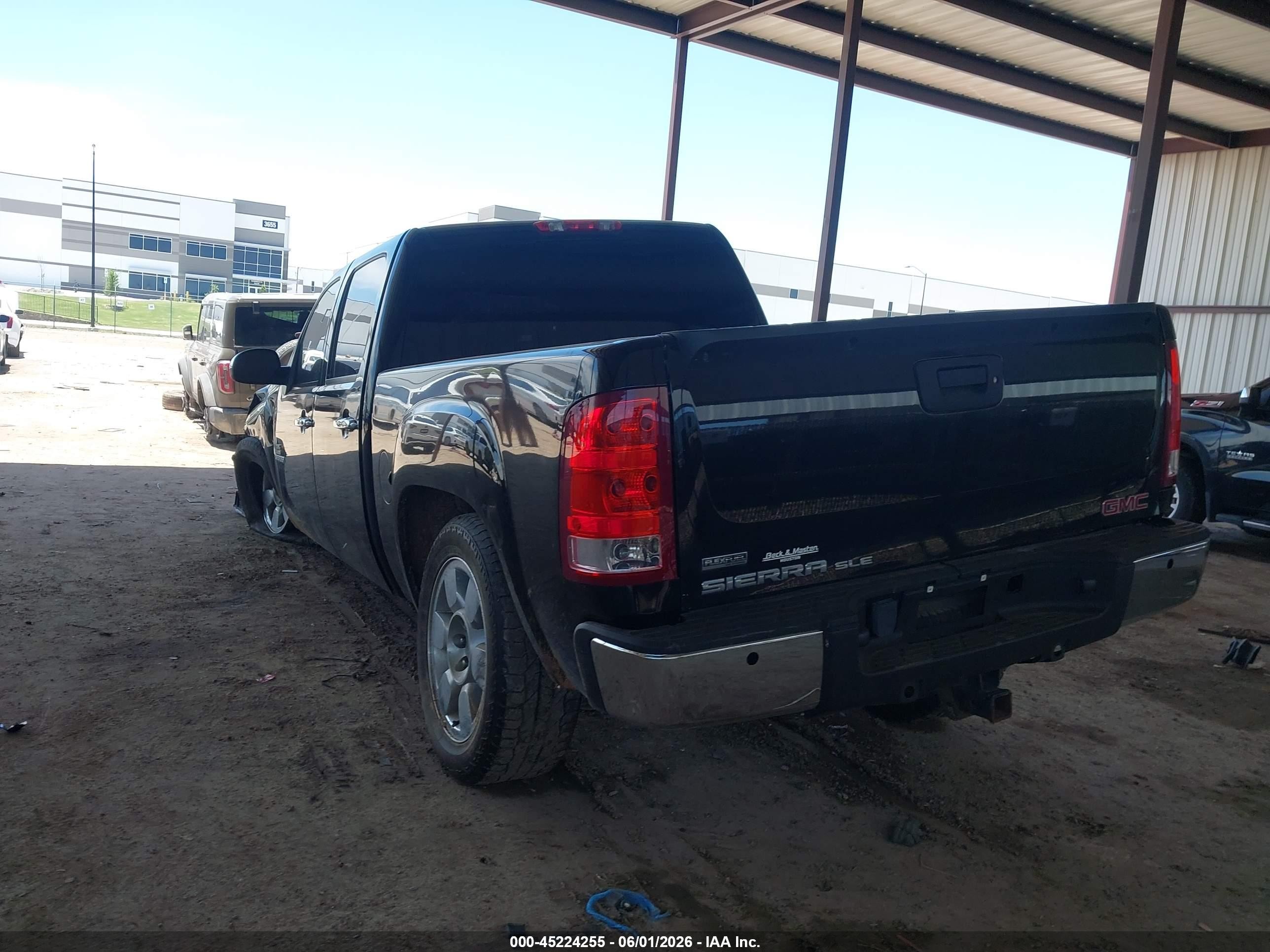2011 Gmc Sierra 1500 Sle Black vin: 3GTP1VE02BG332151