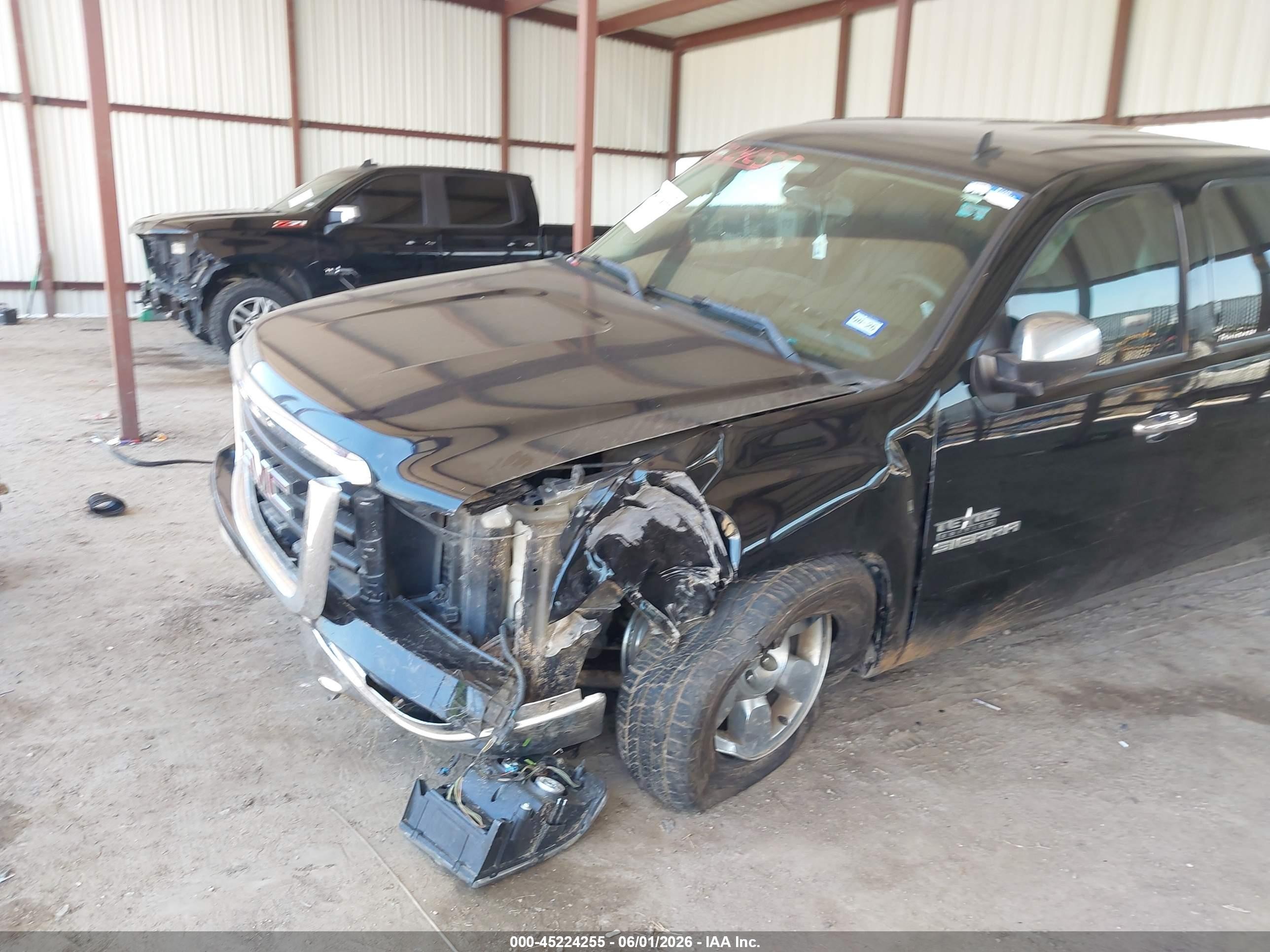 2011 Gmc Sierra 1500 Sle Black vin: 3GTP1VE02BG332151