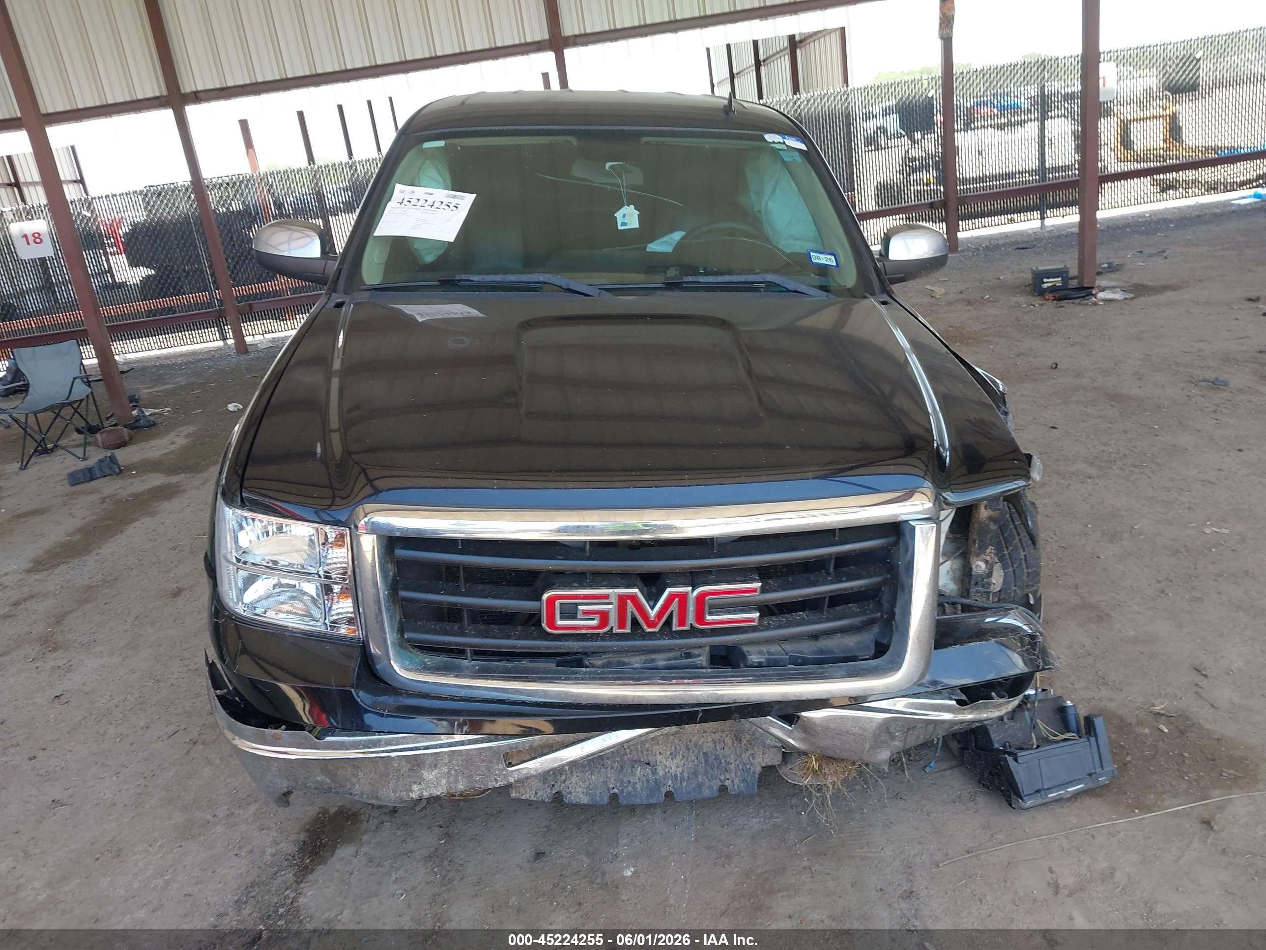 2011 Gmc Sierra 1500 Sle Black vin: 3GTP1VE02BG332151