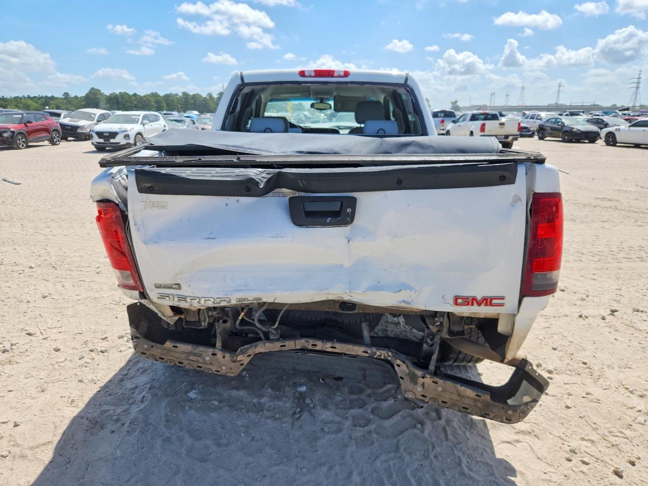 2011 Gmc Sierra C1500 Sle White vin: 3GTP1VE02BG360855