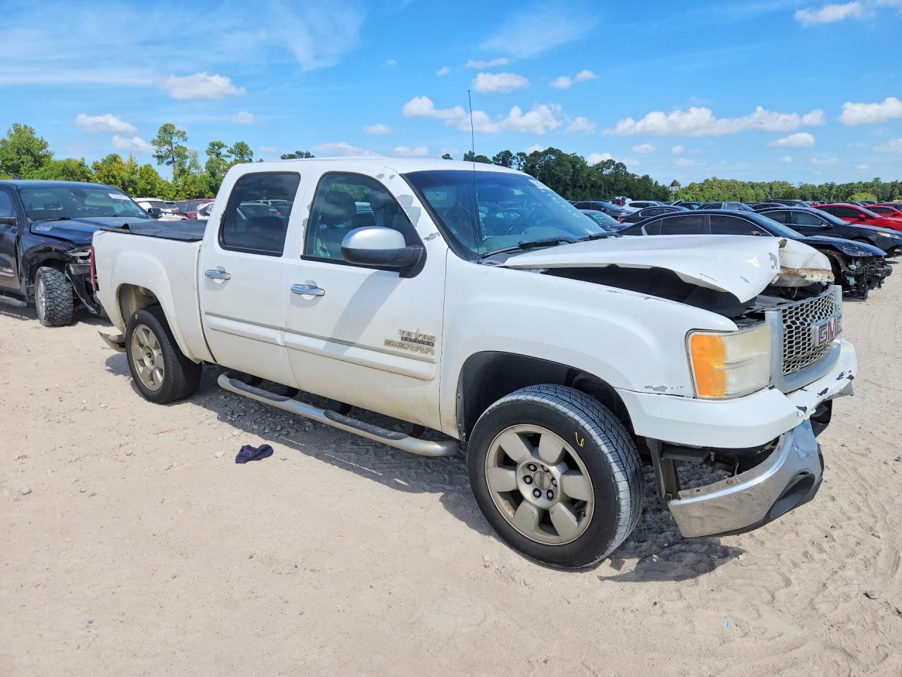 2011 Gmc Sierra C1500 Sle White vin: 3GTP1VE02BG360855