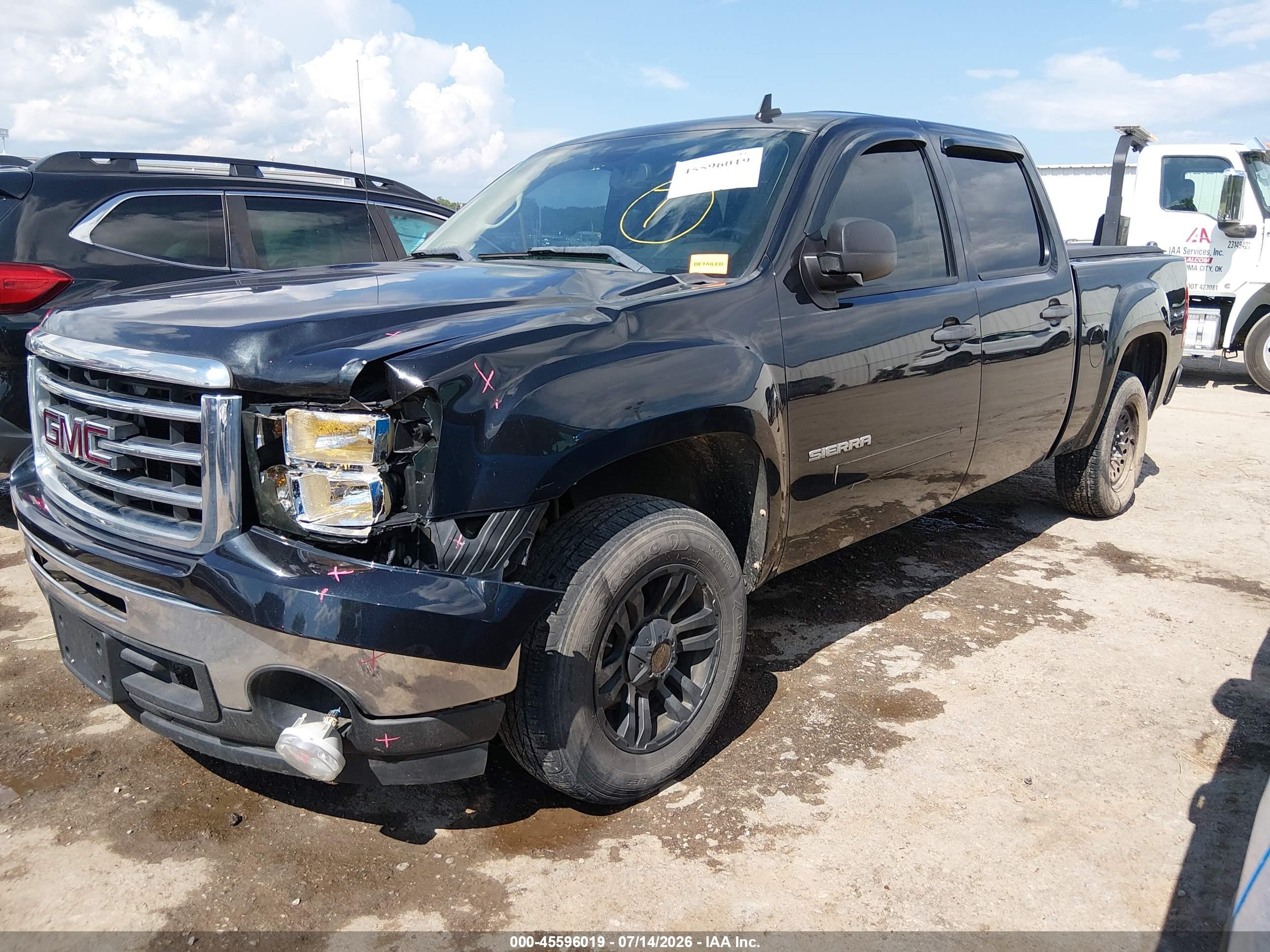 2012 Gmc Sierra 1500 Sle Black vin: 3GTP1VE02CG253788