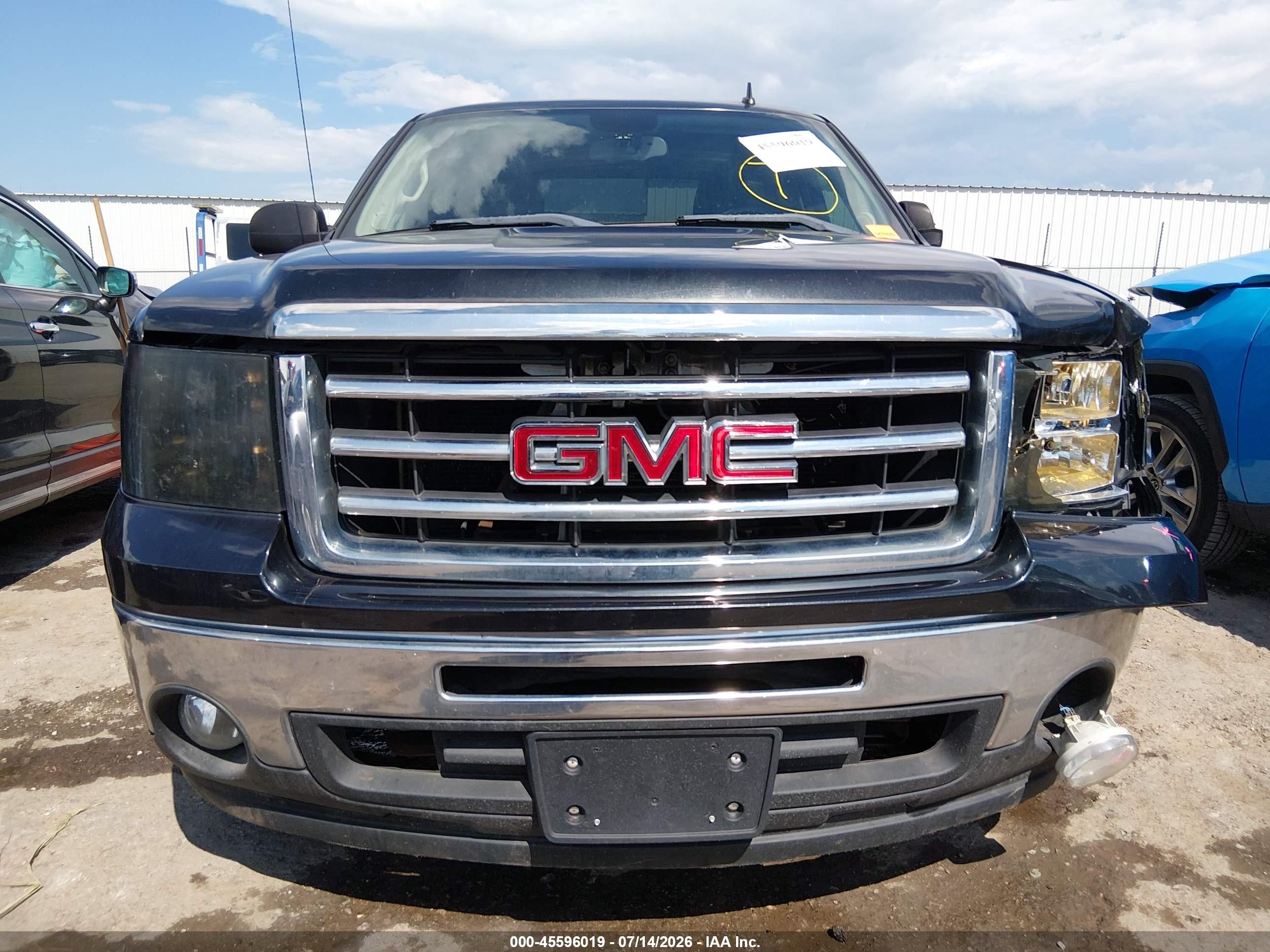 2012 Gmc Sierra 1500 Sle Black vin: 3GTP1VE02CG253788