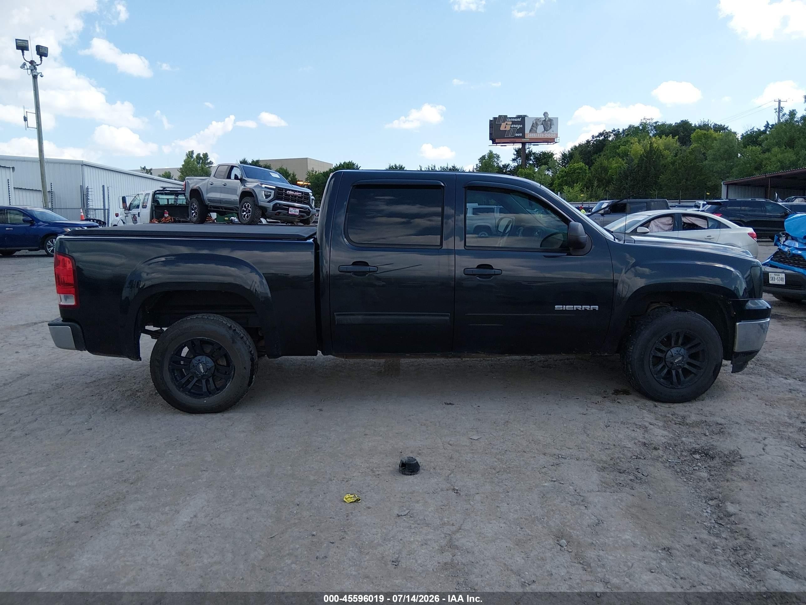 2012 Gmc Sierra 1500 Sle Black vin: 3GTP1VE02CG253788