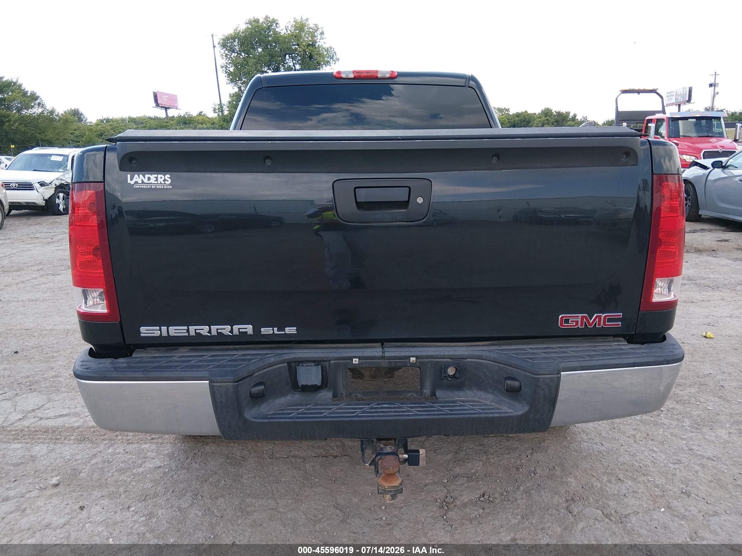 2012 Gmc Sierra 1500 Sle Black vin: 3GTP1VE02CG253788