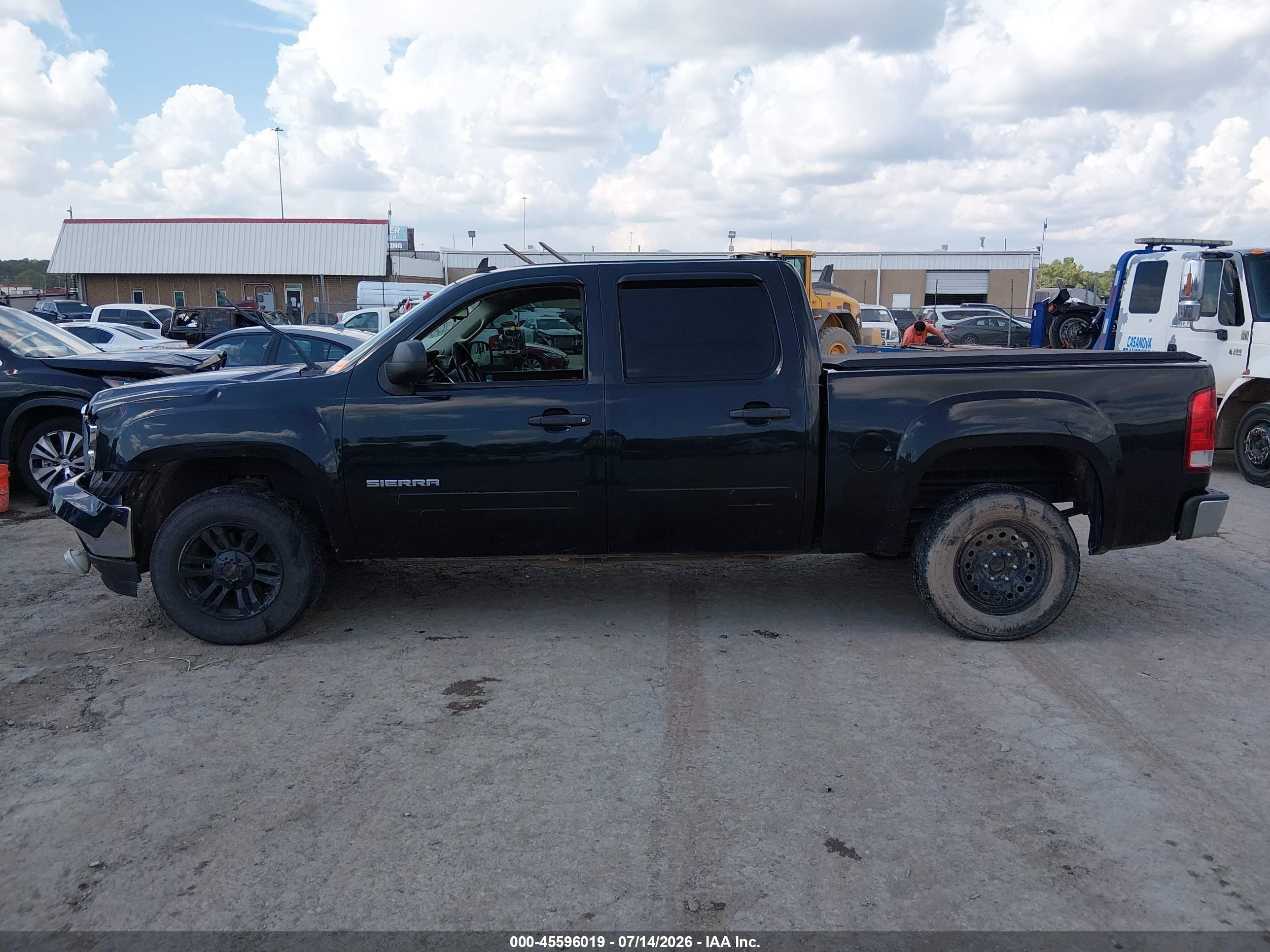 2012 Gmc Sierra 1500 Sle Black vin: 3GTP1VE02CG253788