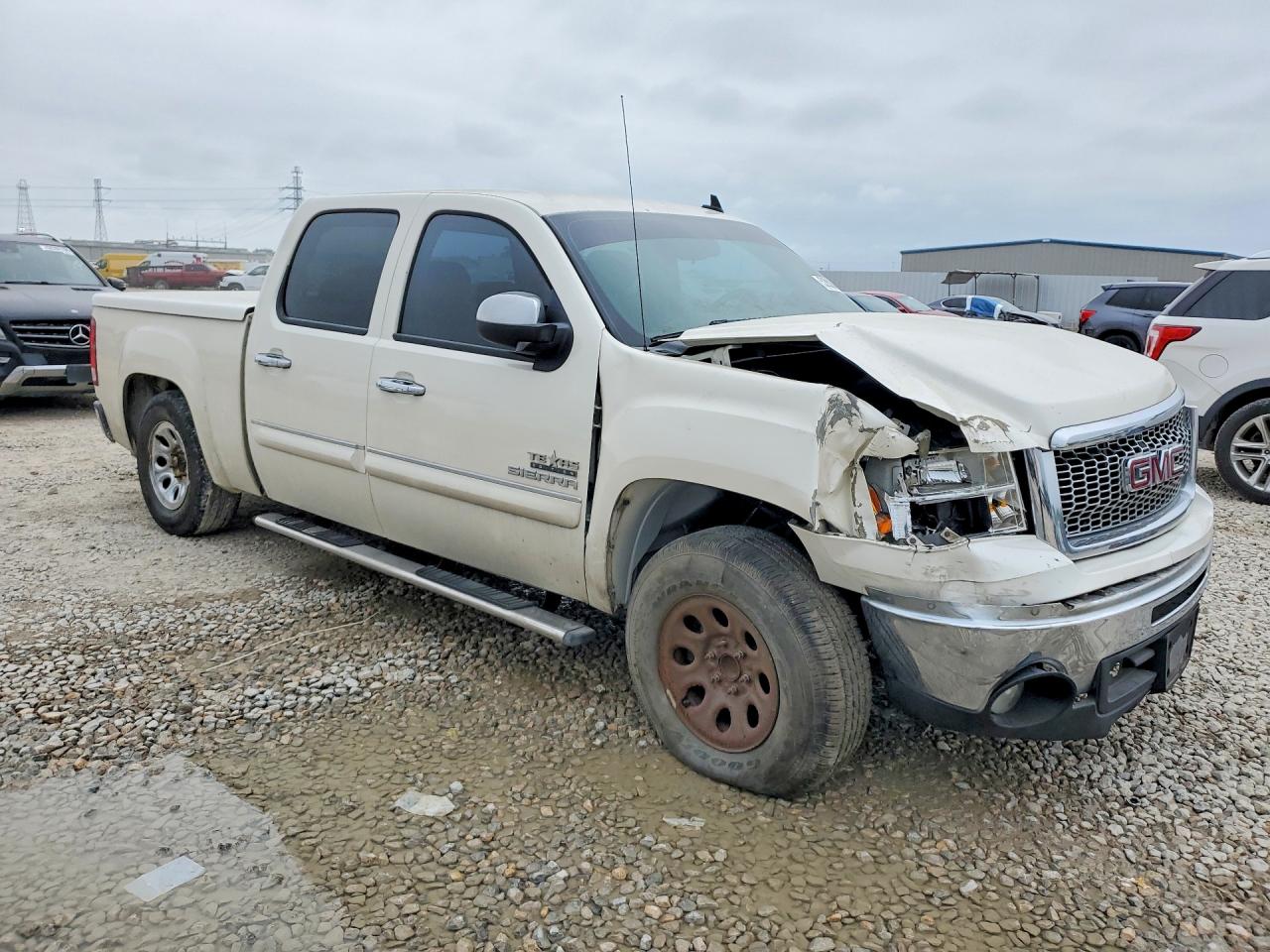2012 Gmc Sierra C1500 Sle White vin: 3GTP1VE02CG309793