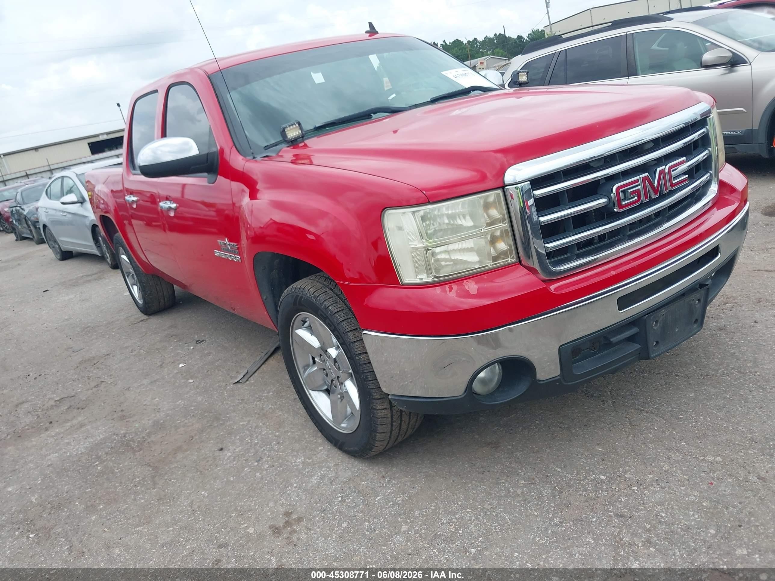 2013 Gmc Sierra 1500 Sle Red vin: 3GTP1VE02DG122586