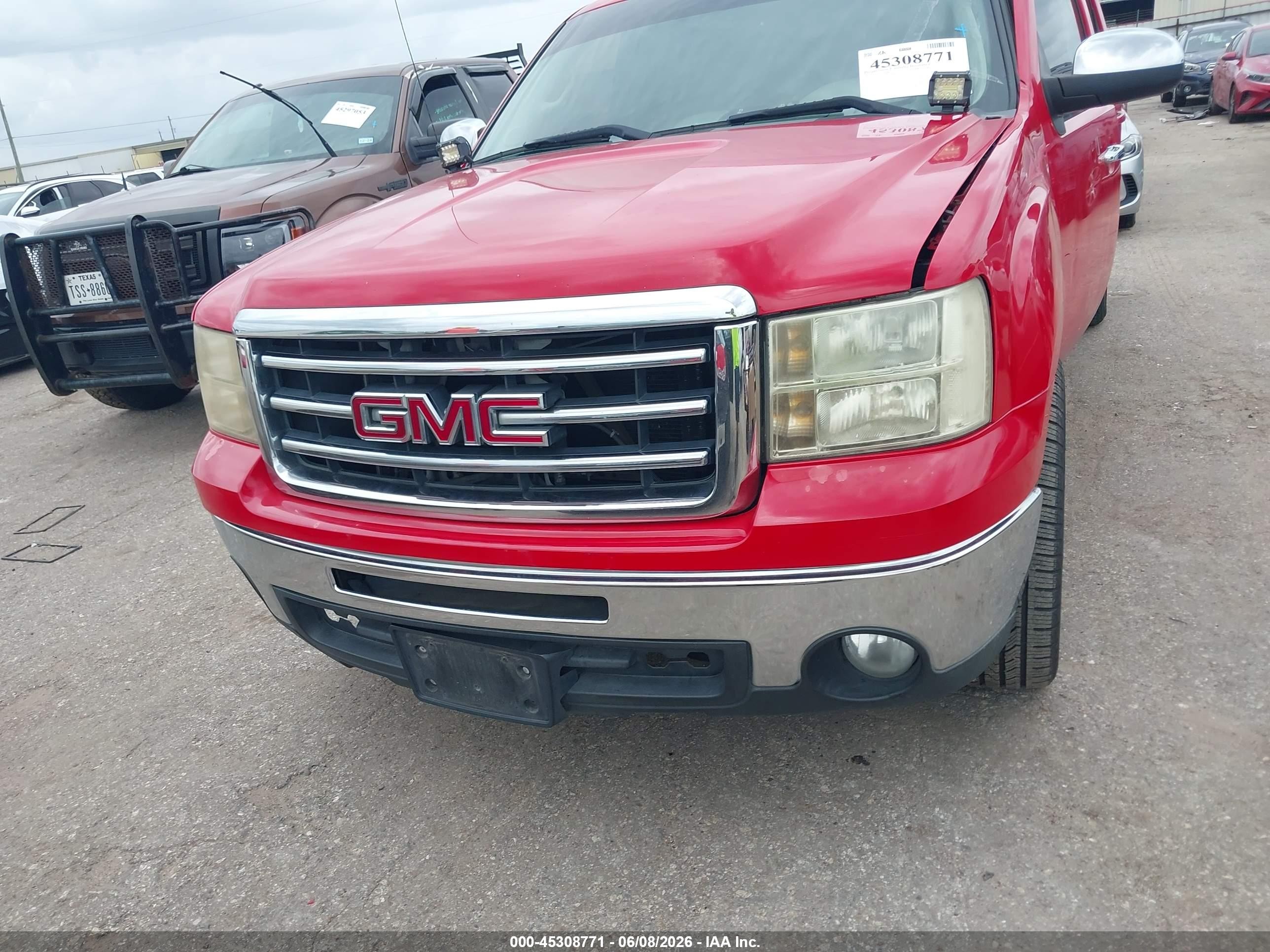 2013 Gmc Sierra 1500 Sle Red vin: 3GTP1VE02DG122586