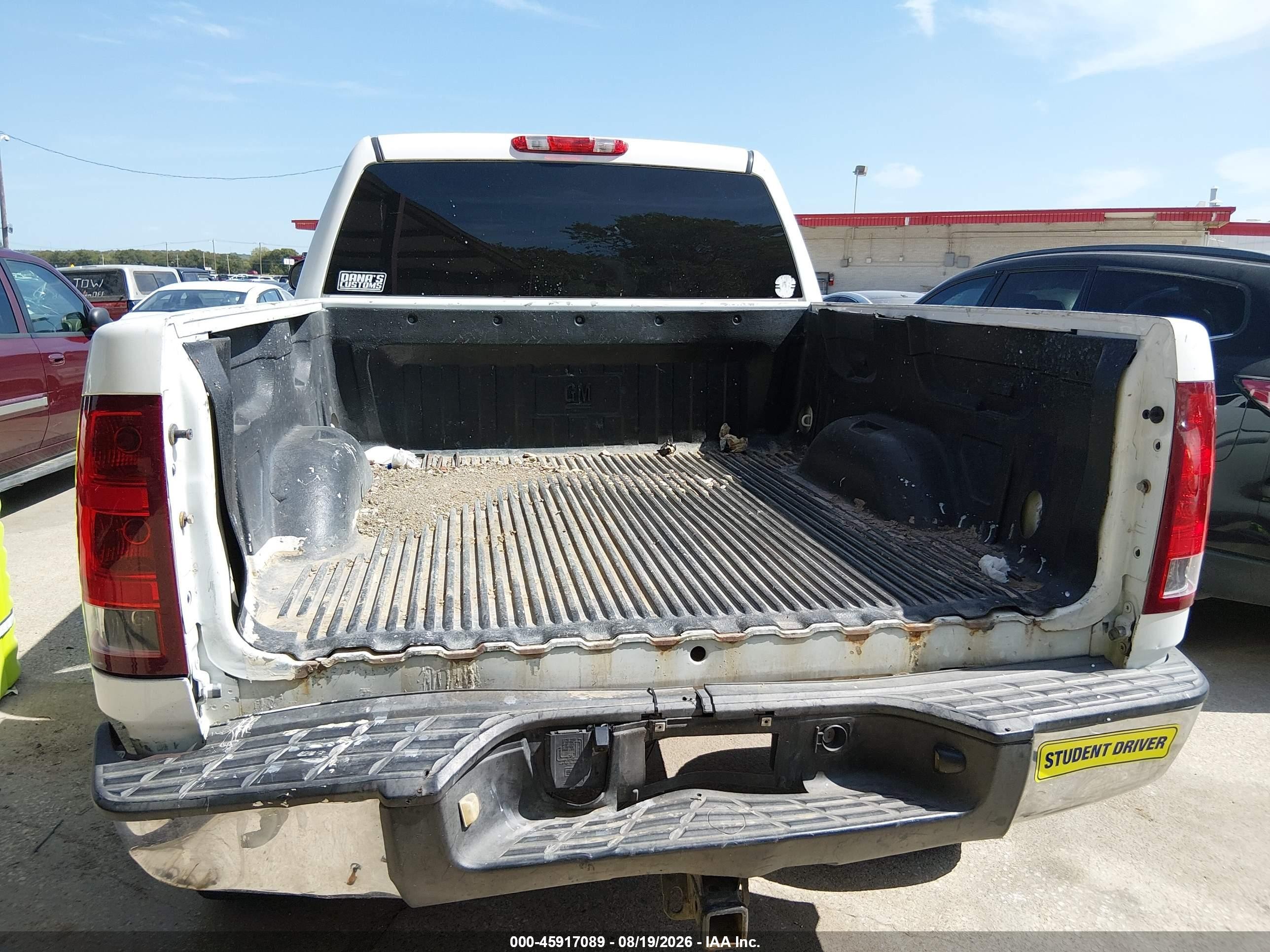 2013 Gmc Sierra 1500 Sle White vin: 3GTP1VE02DG175840