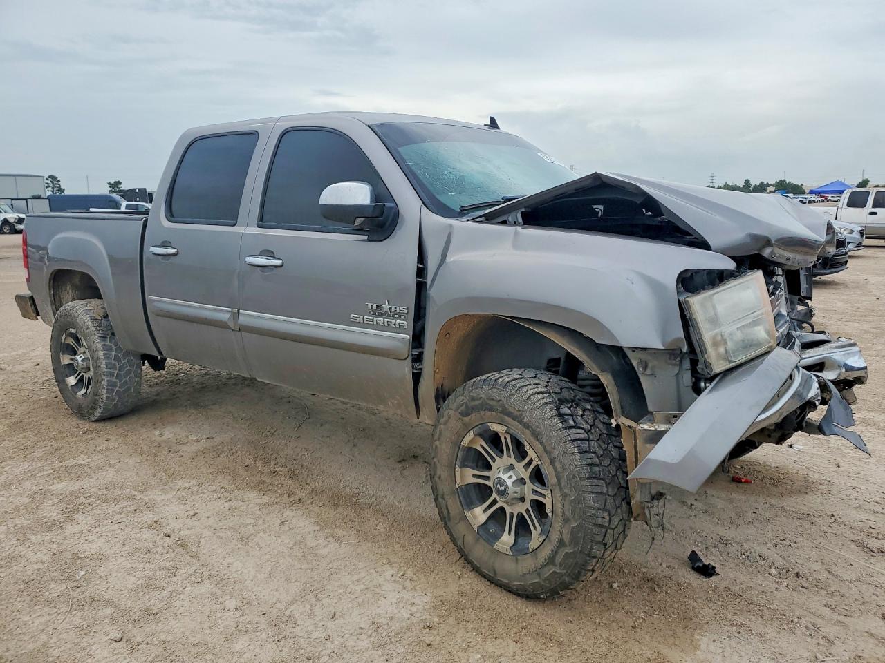 2013 Gmc Sierra C1500 Sle Gray vin: 3GTP1VE02DG310380