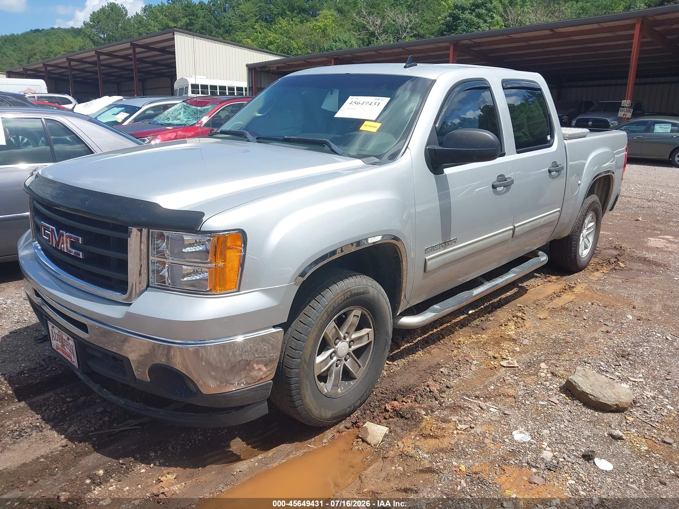 2011 Gmc Sierra 1500 Sle Серебряный vin: 3GTP1VE03BG269707
