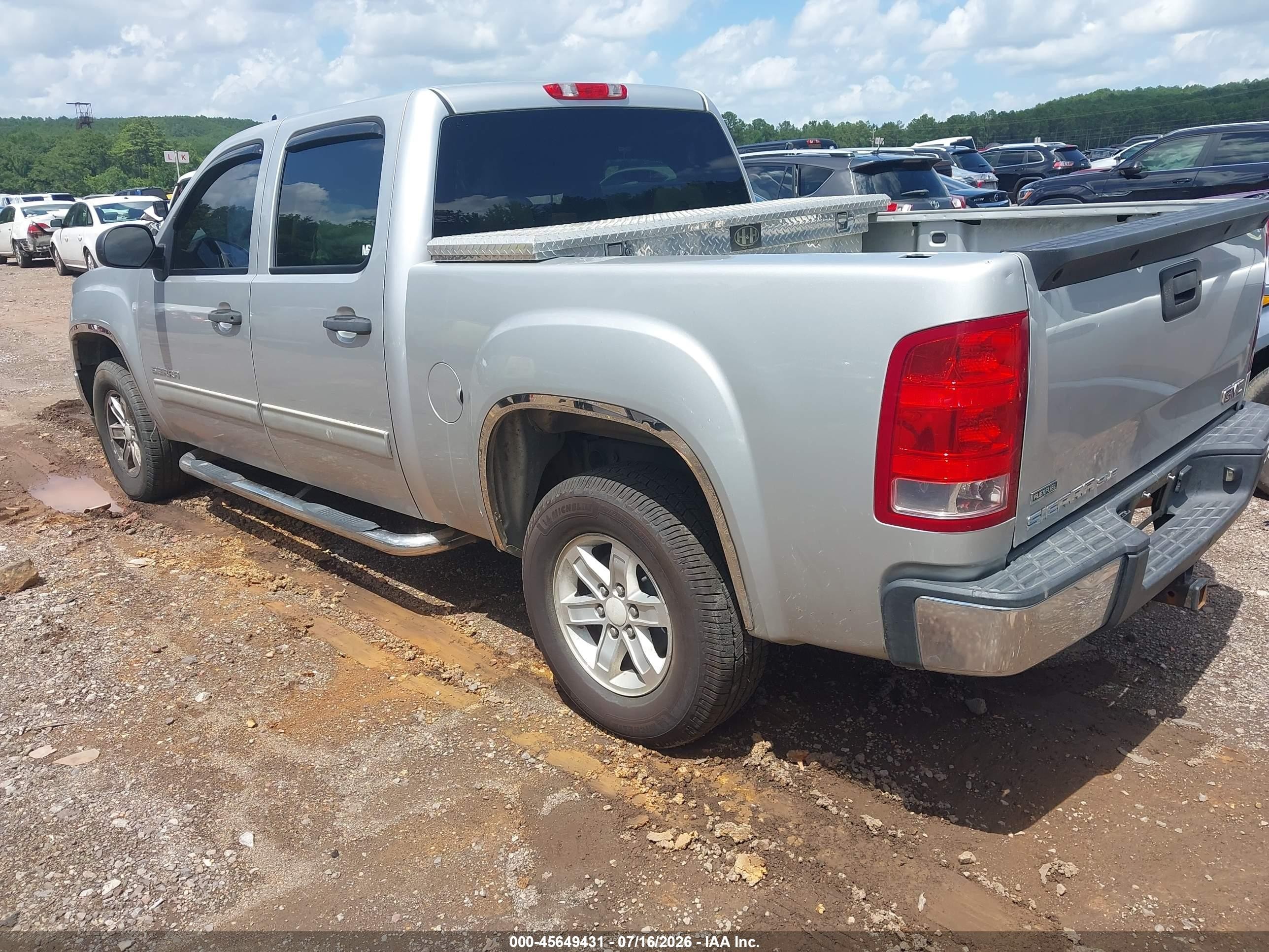 2011 Gmc Sierra 1500 Sle Серебряный vin: 3GTP1VE03BG269707