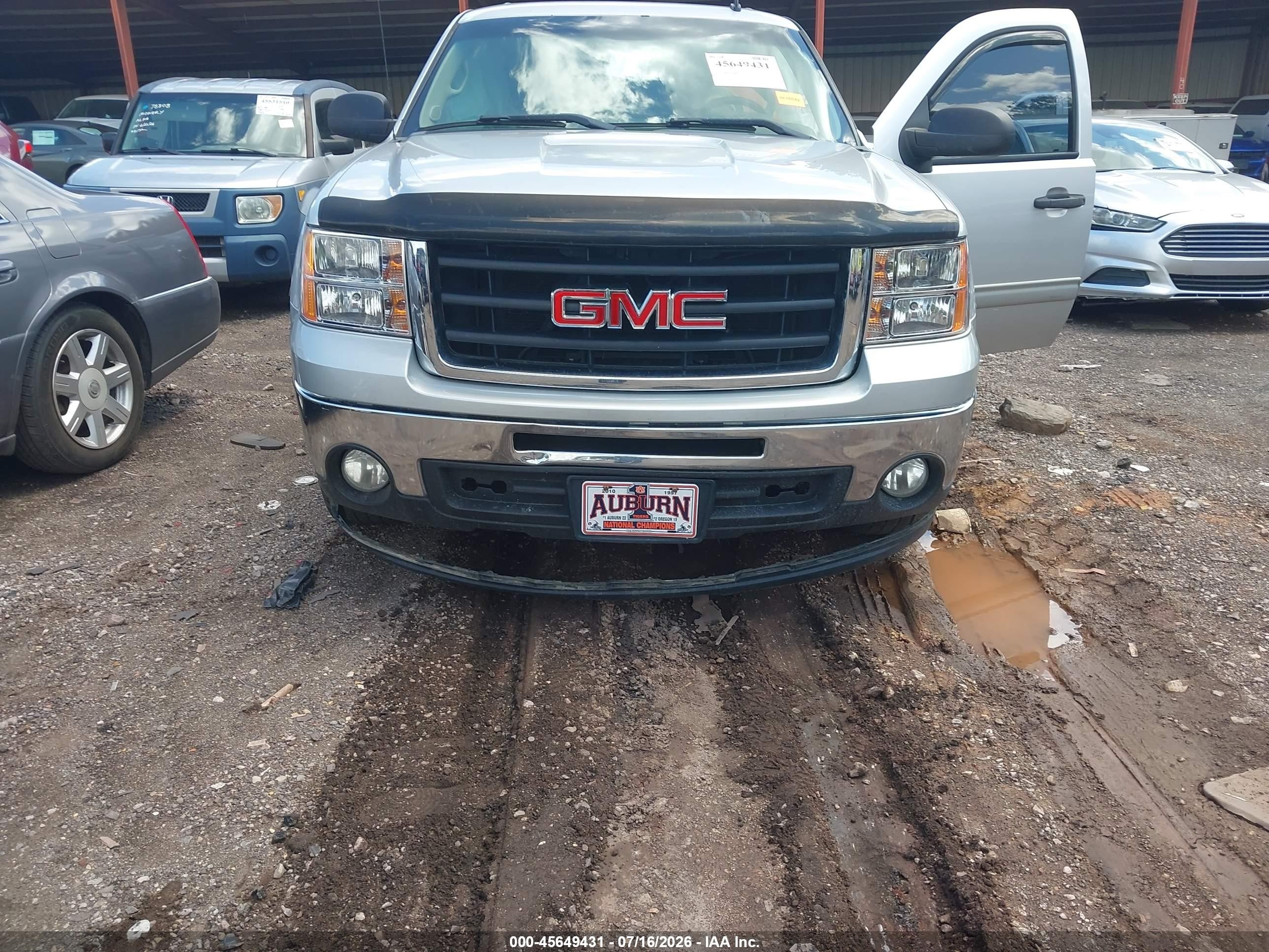 2011 Gmc Sierra 1500 Sle Серебряный vin: 3GTP1VE03BG269707