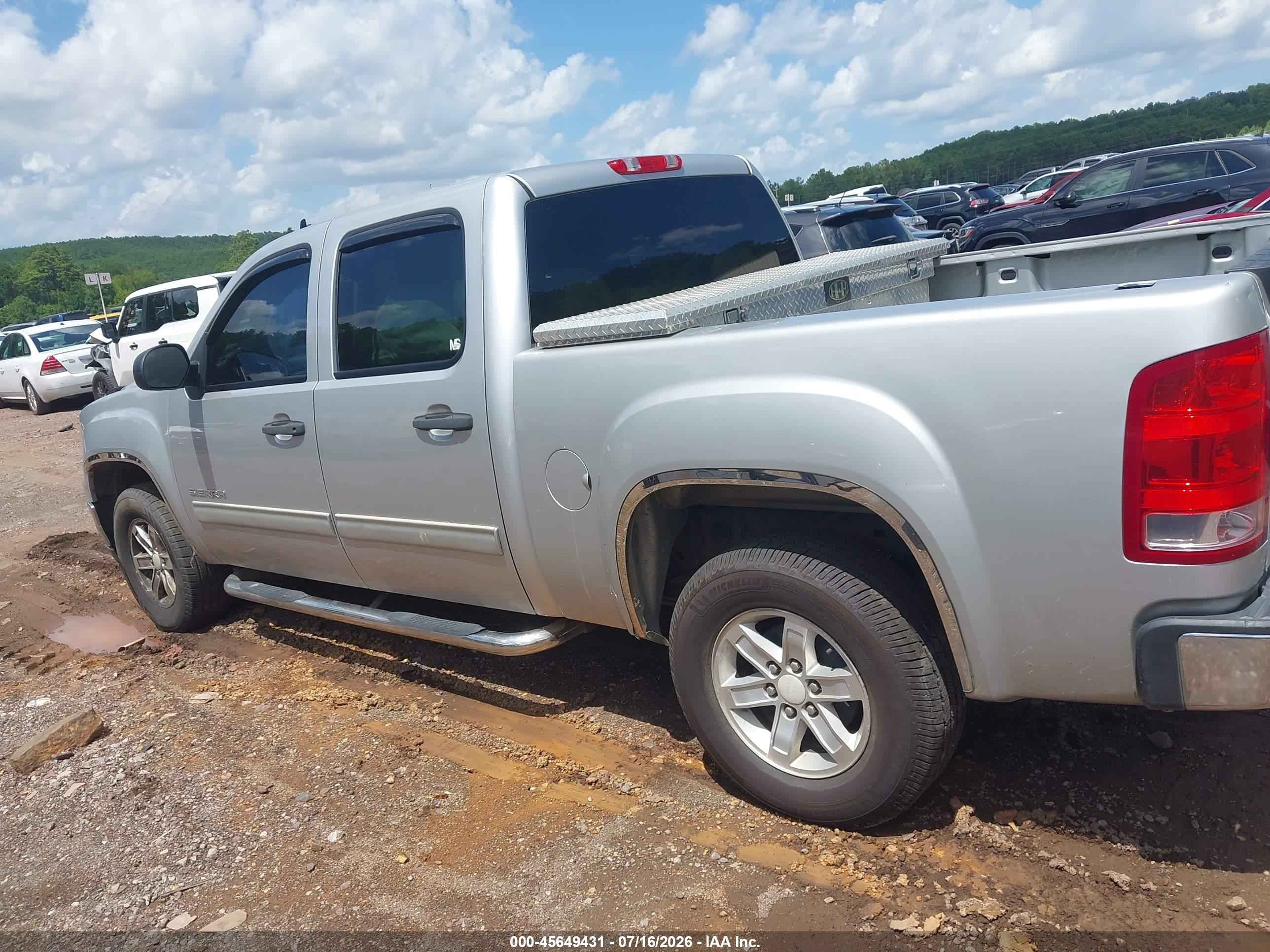 2011 Gmc Sierra 1500 Sle Серебряный vin: 3GTP1VE03BG269707
