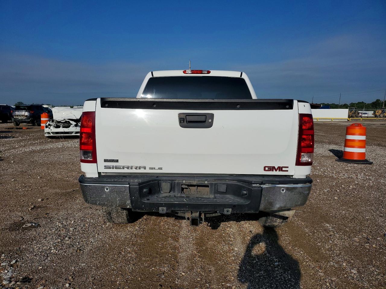 2011 Gmc Sierra C1500 Sle White vin: 3GTP1VE03BG389118