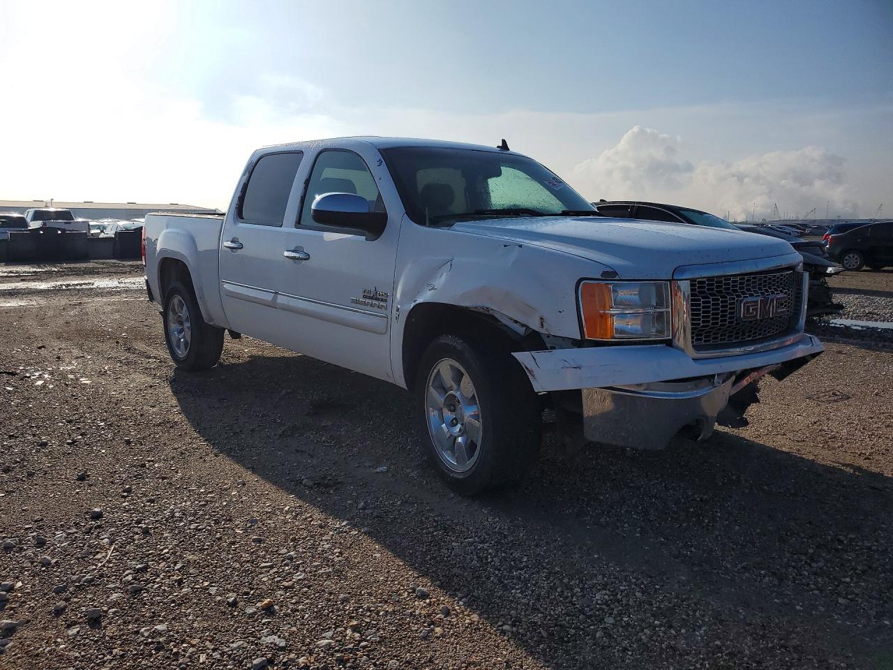 2011 Gmc Sierra C1500 Sle White vin: 3GTP1VE03BG389118