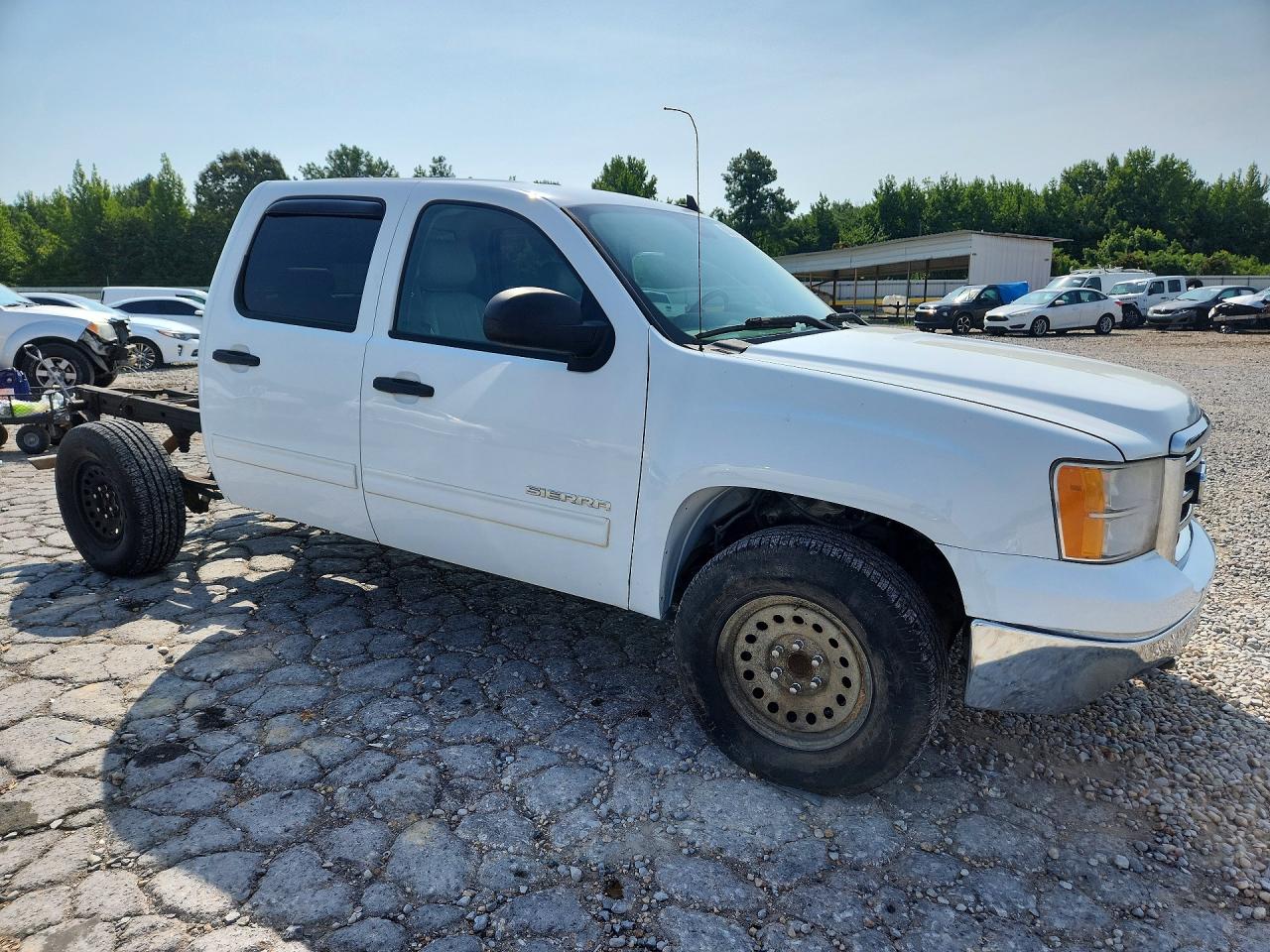 2012 Gmc Sierra C1500 Sle White vin: 3GTP1VE03CG145048