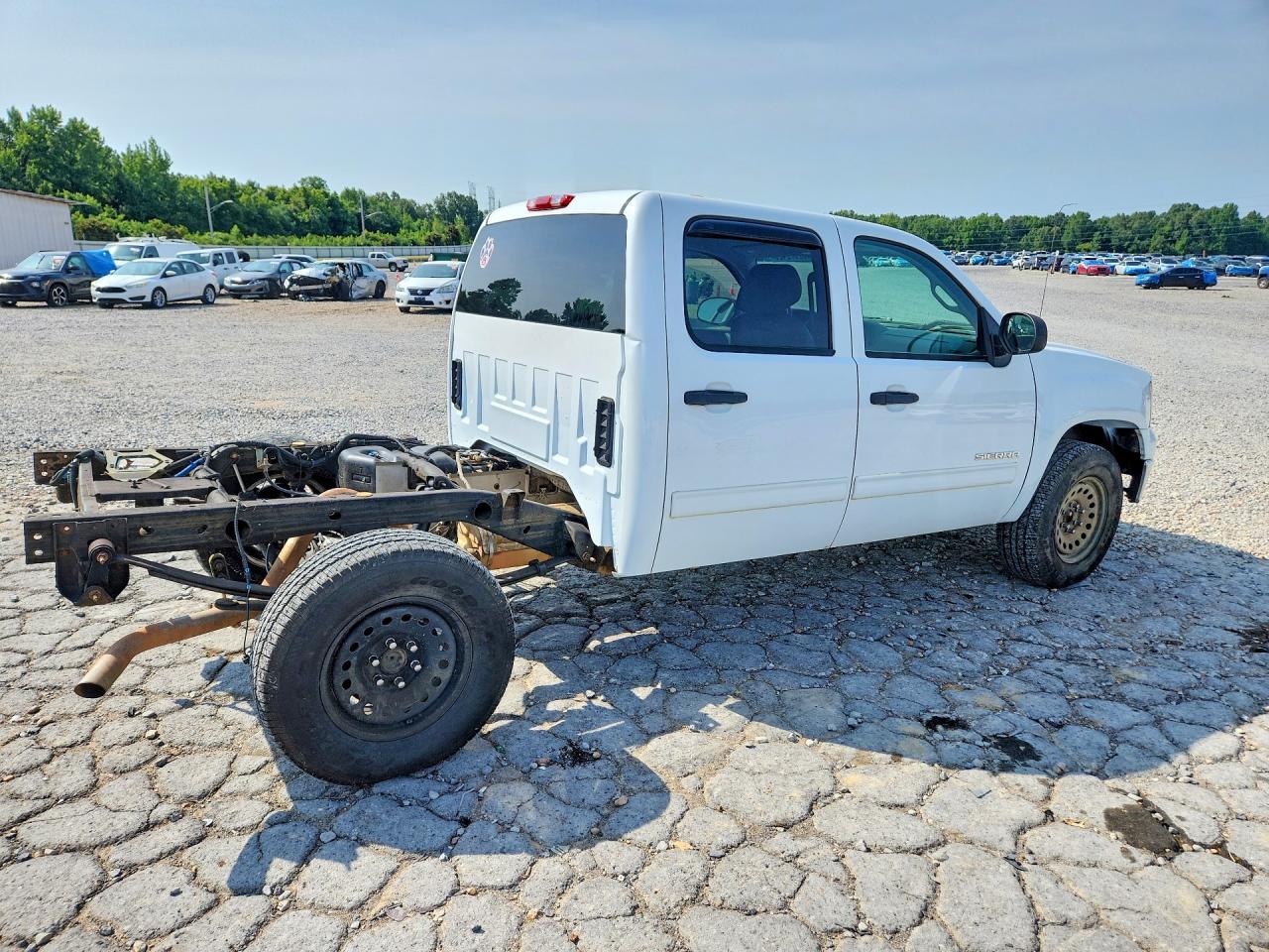 2012 Gmc Sierra C1500 Sle White vin: 3GTP1VE03CG145048