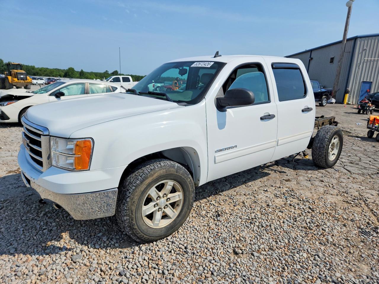 2012 Gmc Sierra C1500 Sle White vin: 3GTP1VE03CG145048