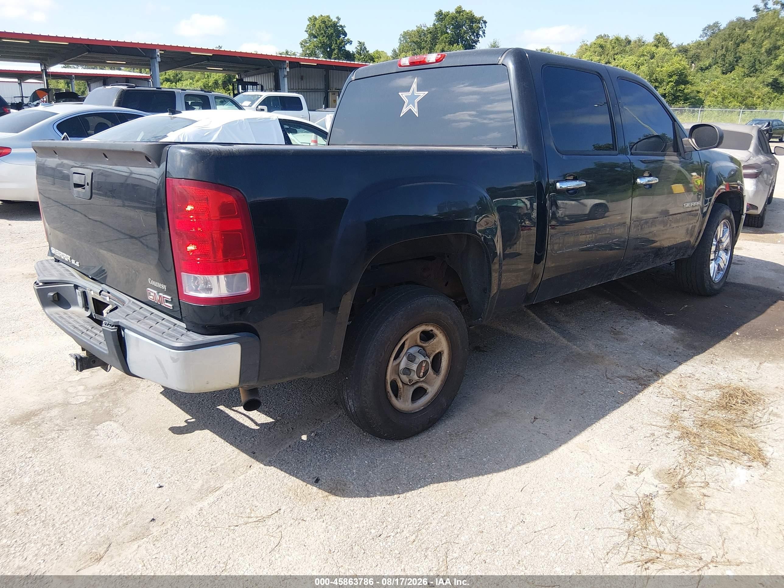 2012 Gmc Sierra 1500 Sle Black vin: 3GTP1VE03CG185887