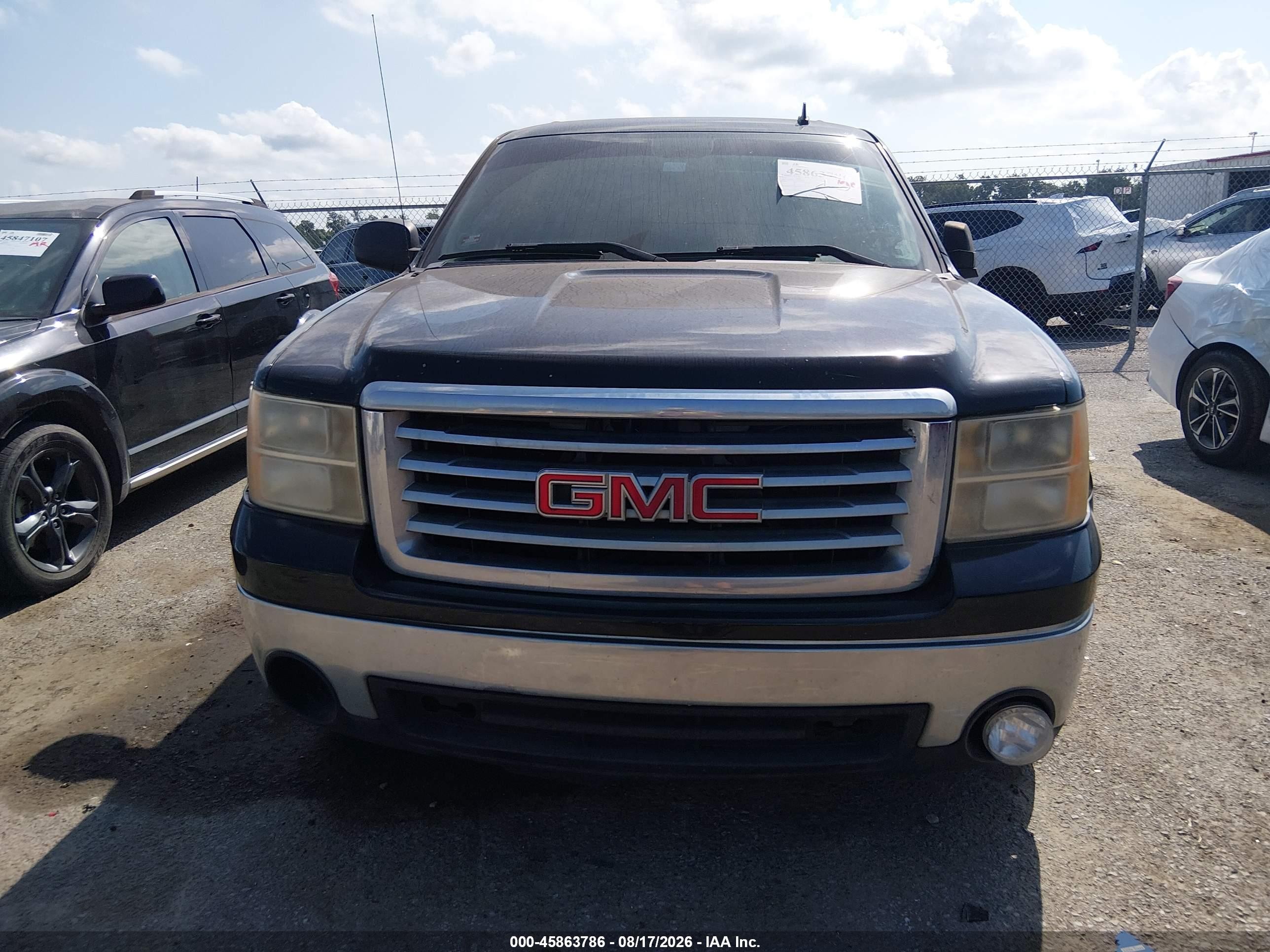 2012 Gmc Sierra 1500 Sle Black vin: 3GTP1VE03CG185887