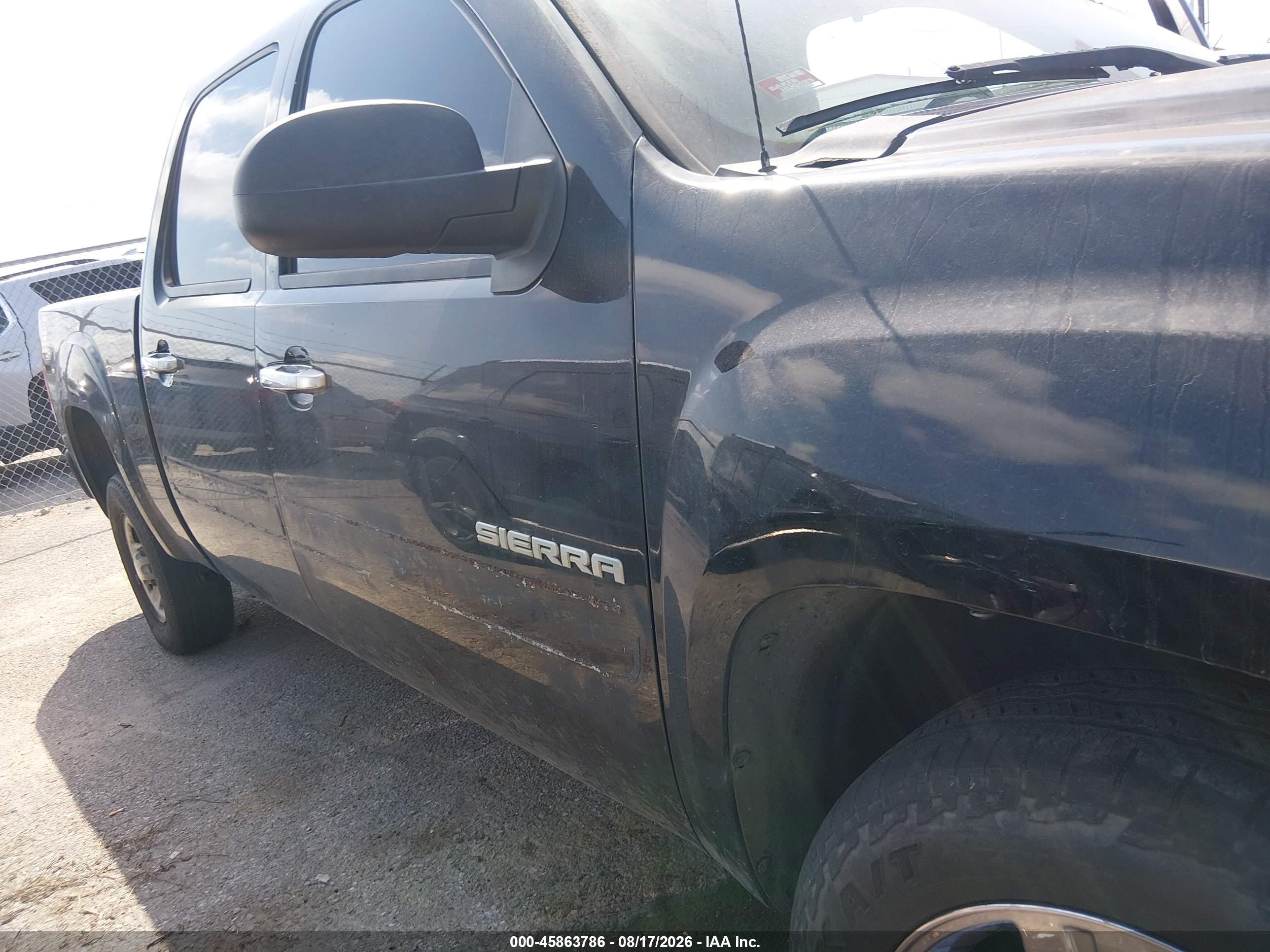2012 Gmc Sierra 1500 Sle Black vin: 3GTP1VE03CG185887