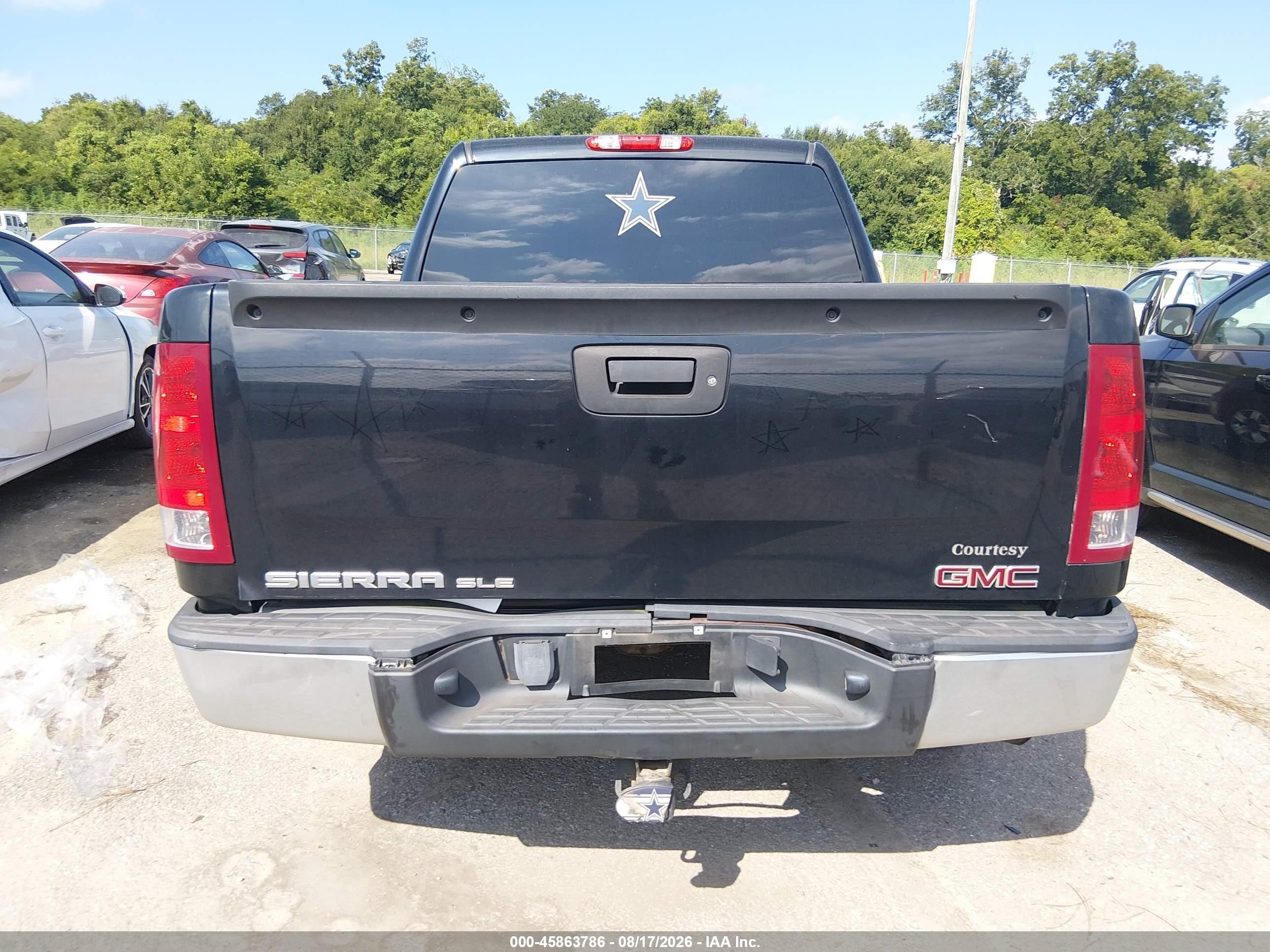 2012 Gmc Sierra 1500 Sle Black vin: 3GTP1VE03CG185887
