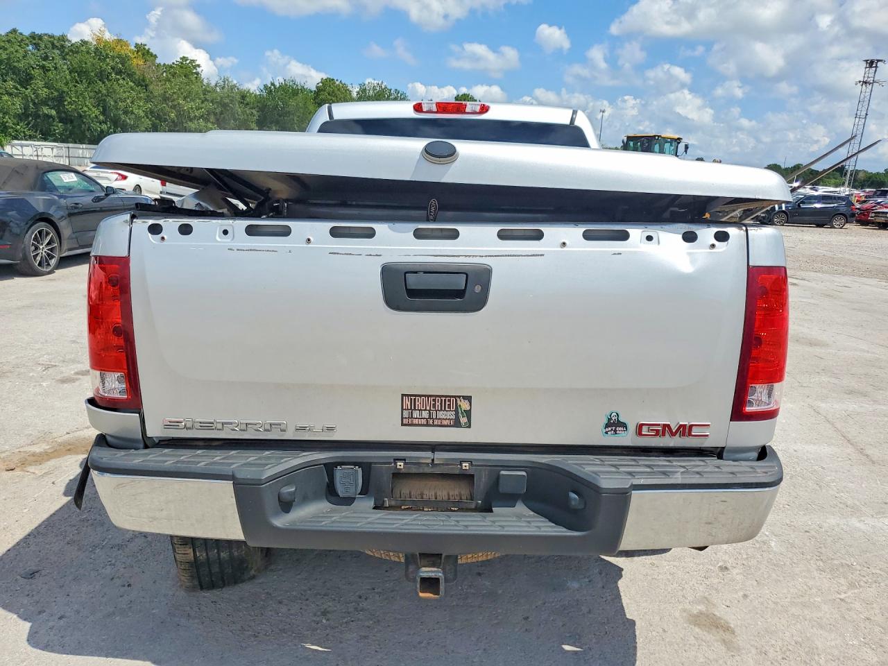 2012 Gmc Sierra C1500 Sle Silver vin: 3GTP1VE03CG220296