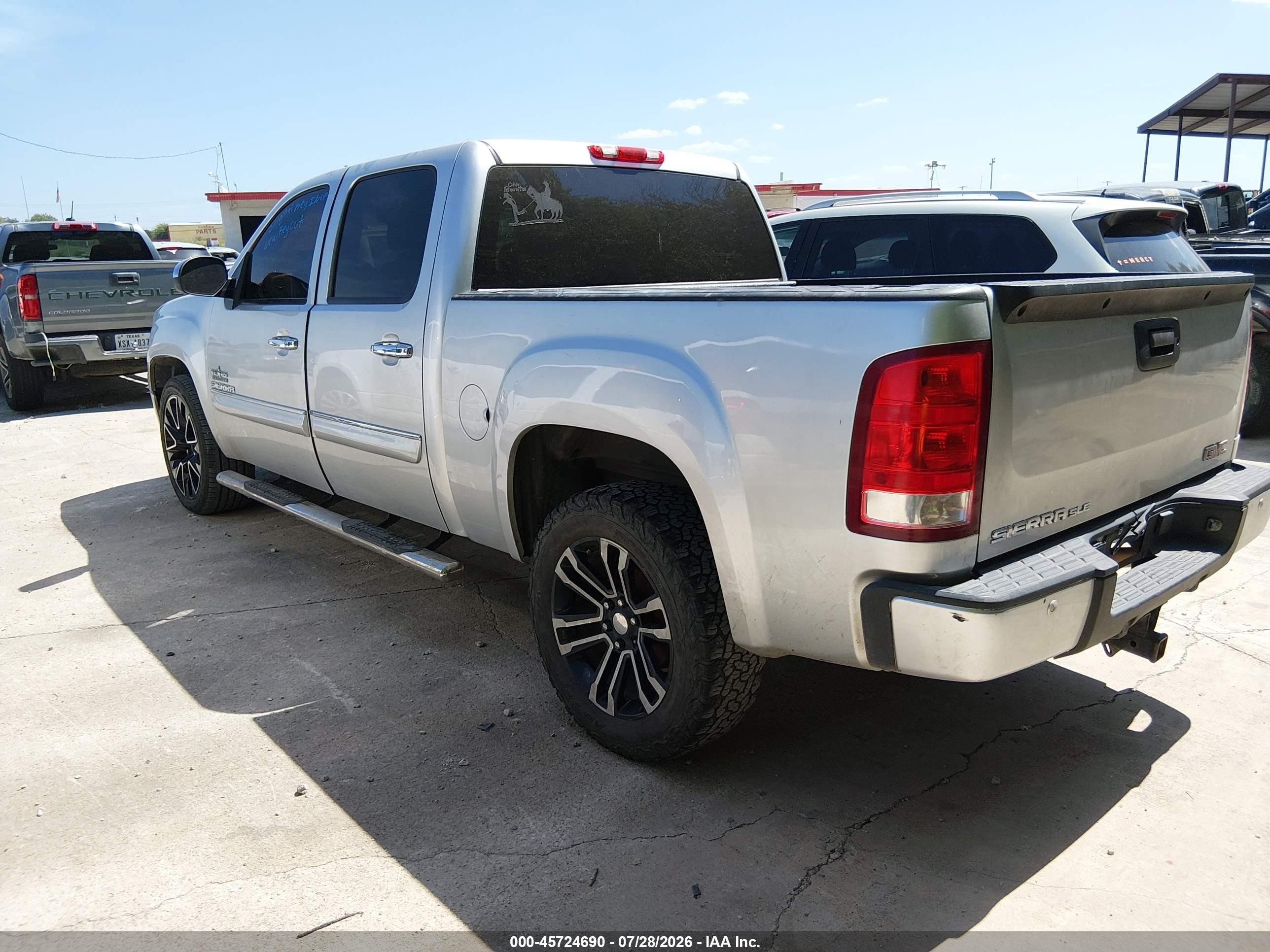 2012 Gmc Sierra 1500 Sle Silver vin: 3GTP1VE03CG222310