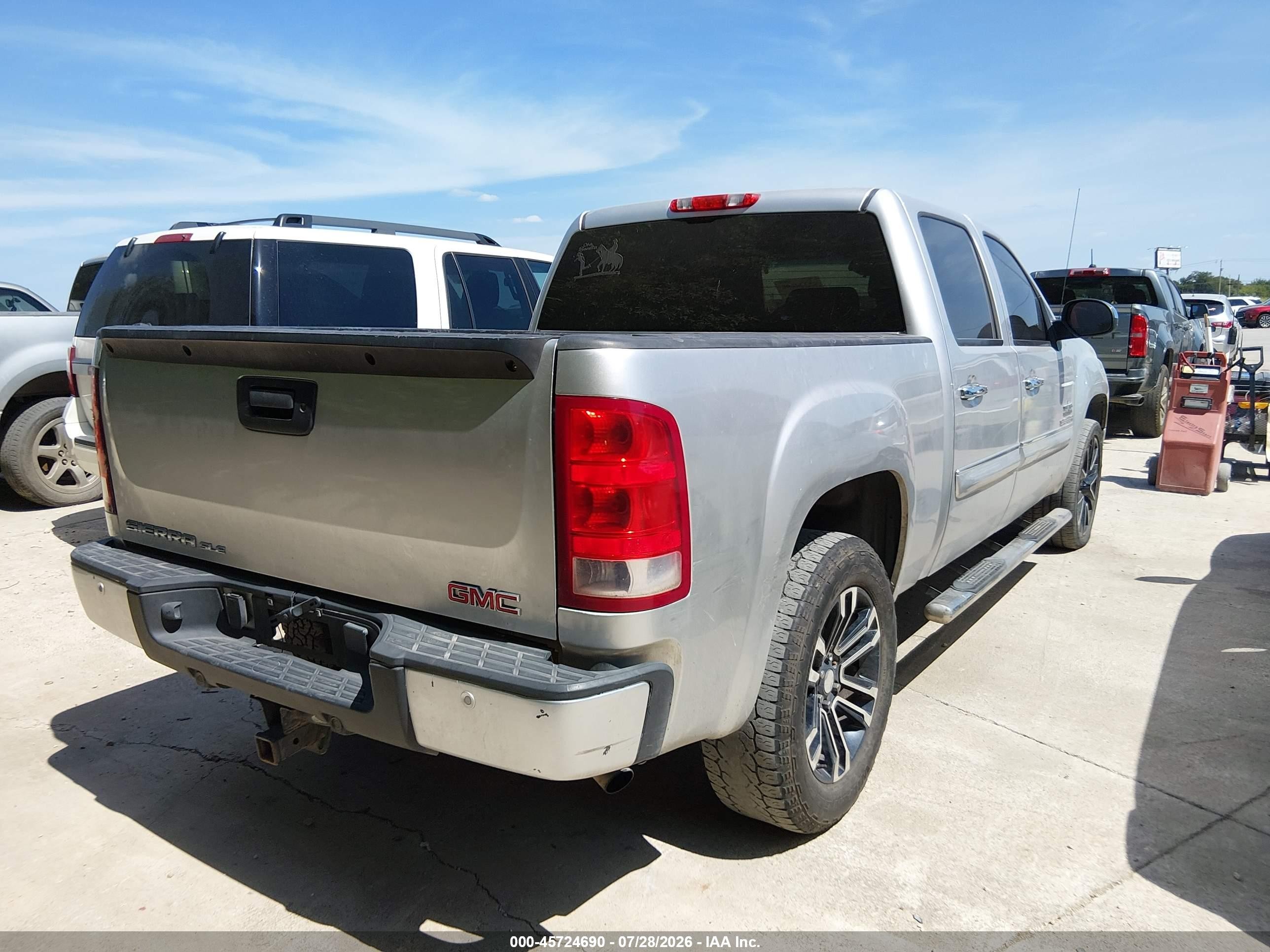 2012 Gmc Sierra 1500 Sle Silver vin: 3GTP1VE03CG222310