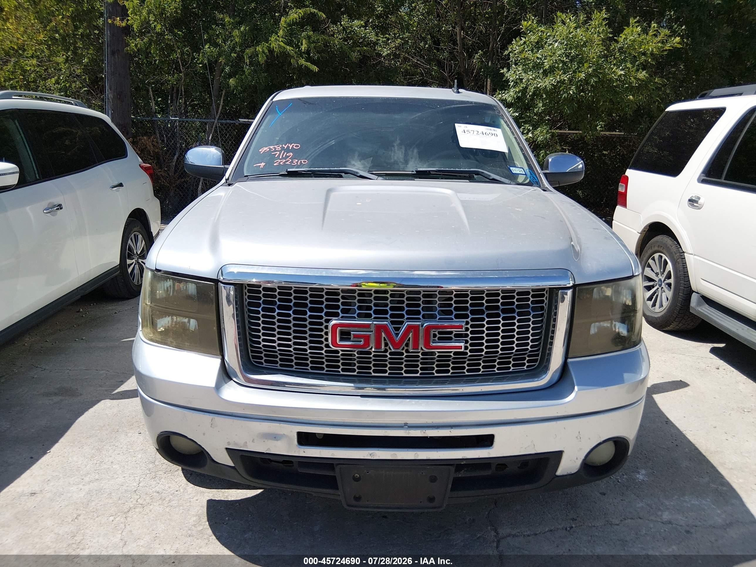 2012 Gmc Sierra 1500 Sle Silver vin: 3GTP1VE03CG222310