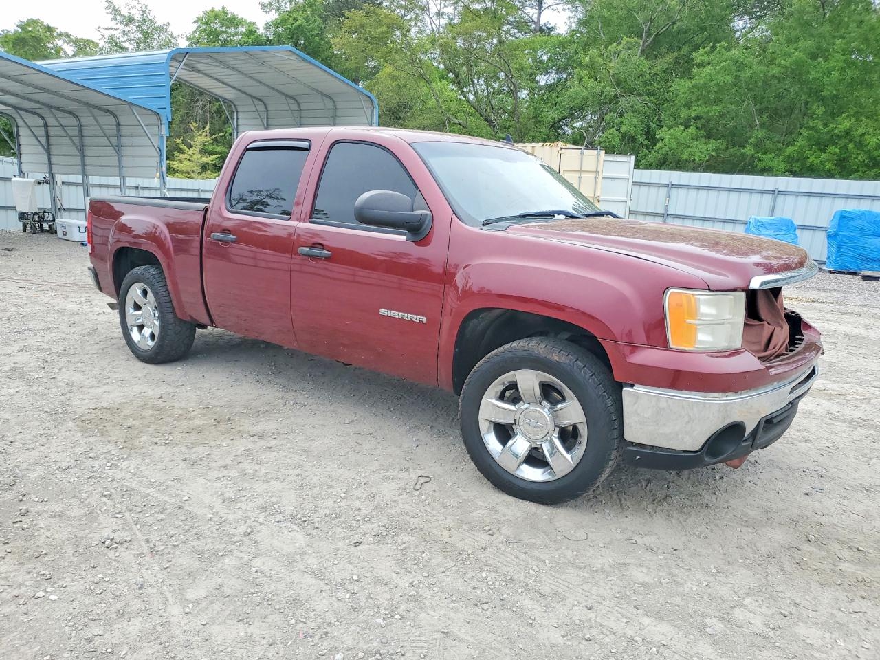 2013 Gmc Sierra C1500 Sle Red vin: 3GTP1VE03DG187477