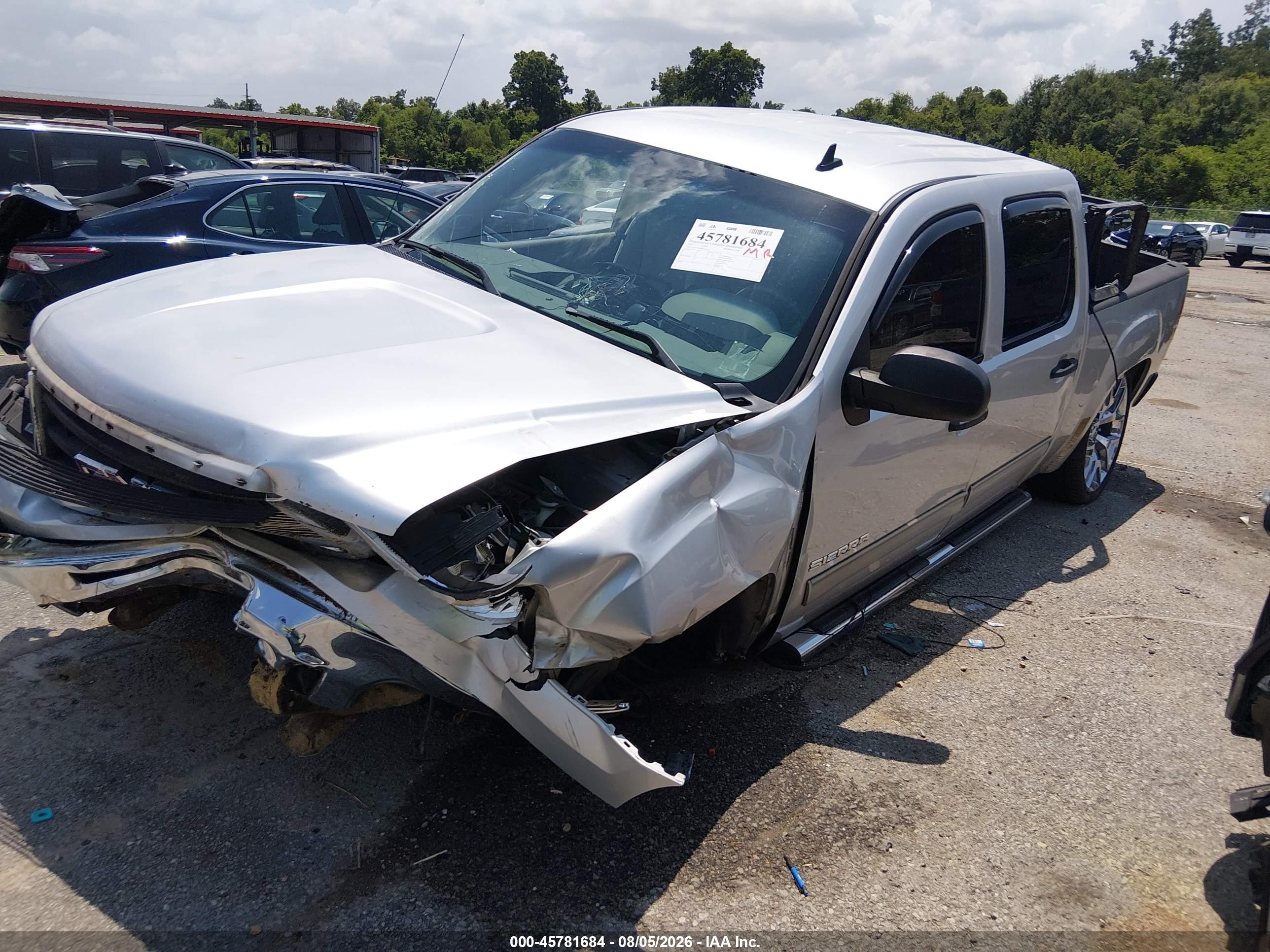 2011 Gmc Sierra 1500 Sle Silver vin: 3GTP1VE04BG308160
