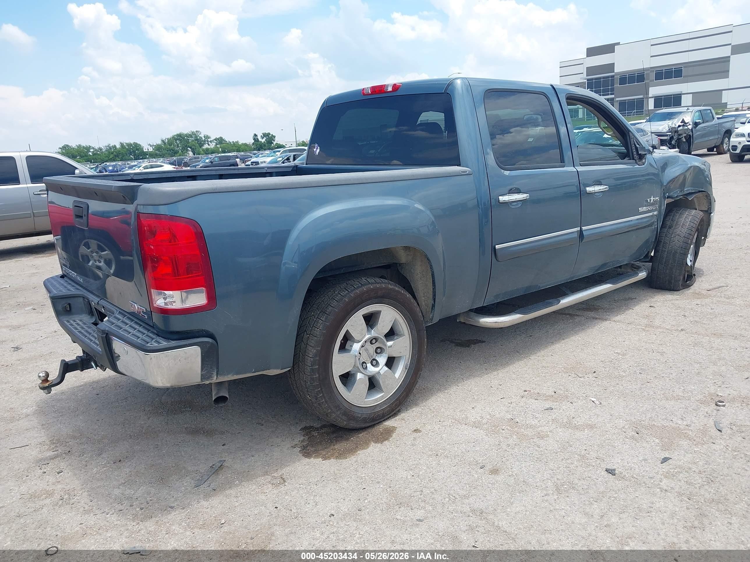2011 Gmc Sierra 1500 Sle Blue vin: 3GTP1VE04BG376605