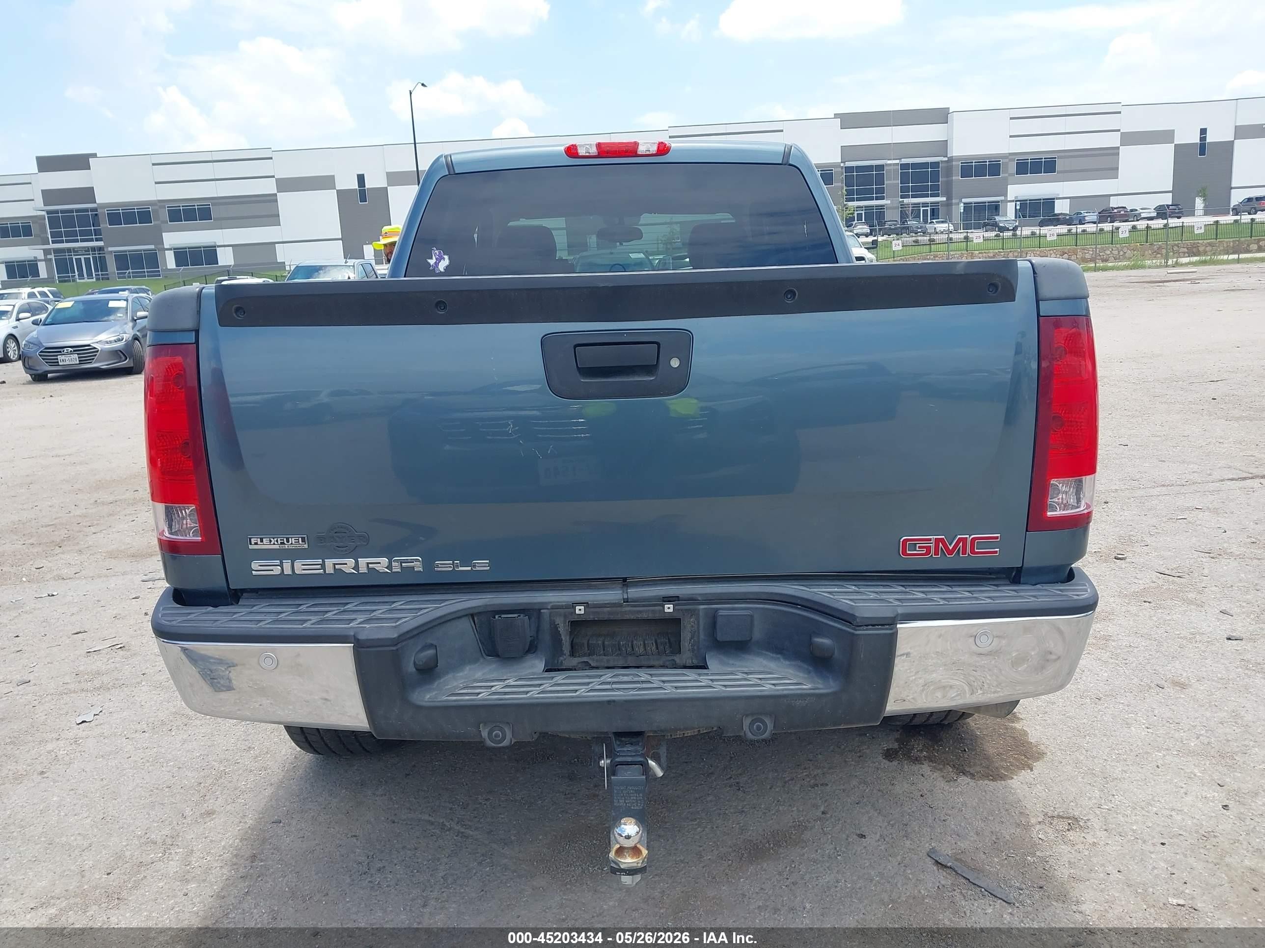2011 Gmc Sierra 1500 Sle Blue vin: 3GTP1VE04BG376605