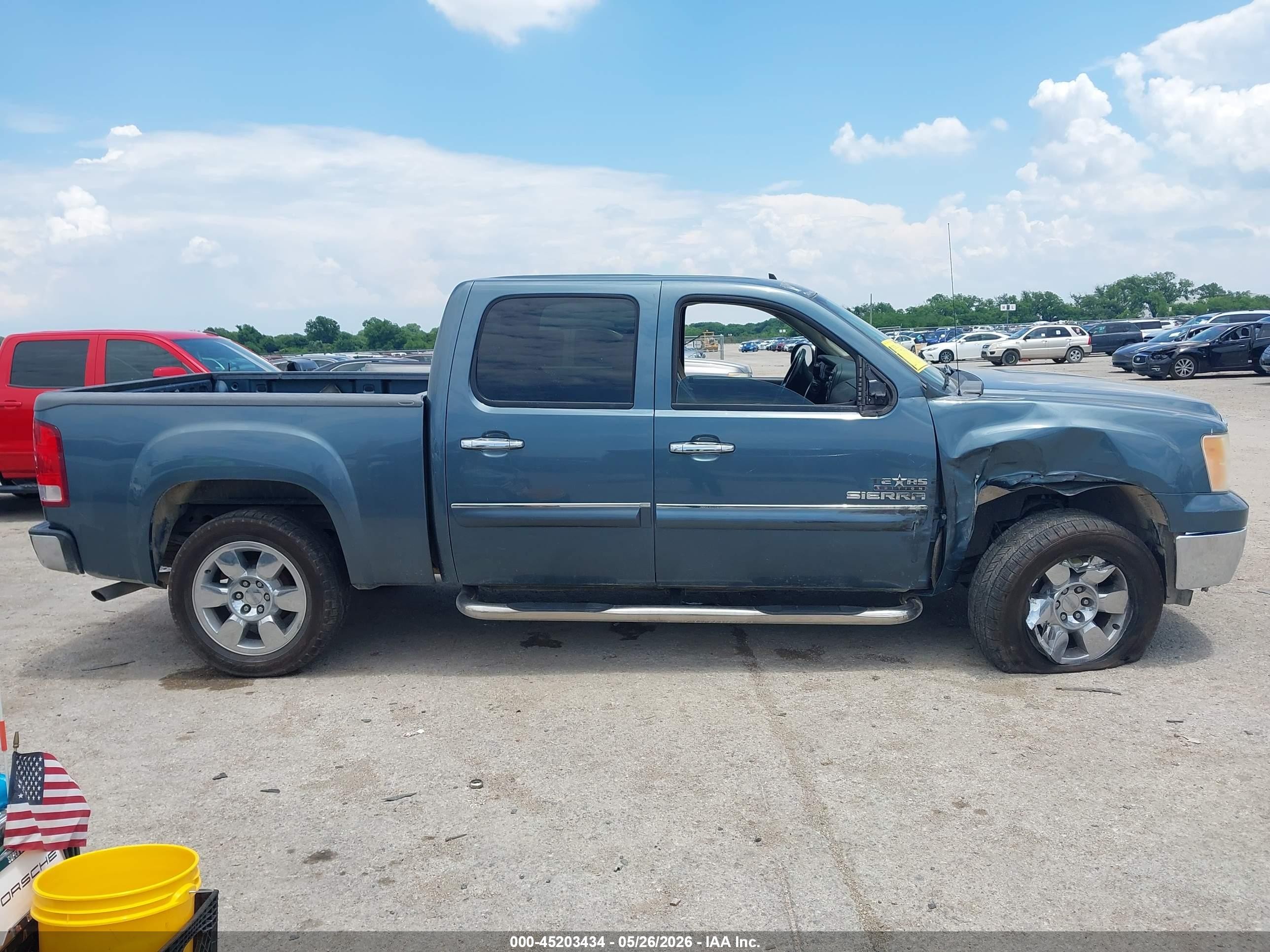 2011 Gmc Sierra 1500 Sle Blue vin: 3GTP1VE04BG376605