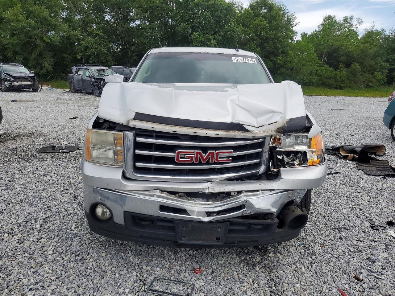 2013 Gmc Sierra C1500 Sle Silver vin: 3GTP1VE04DG104025