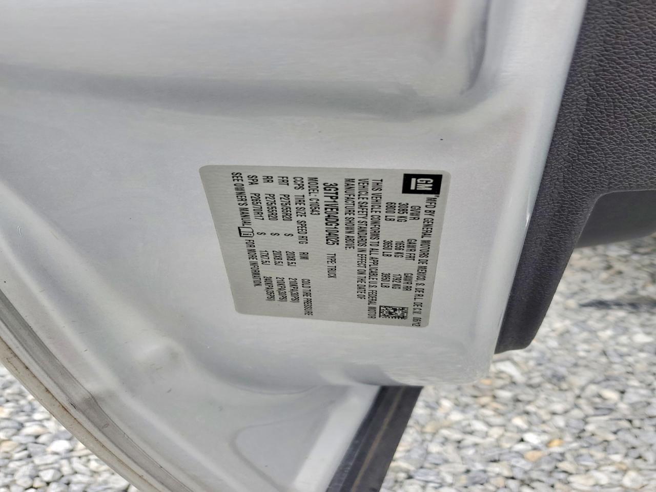 2013 Gmc Sierra C1500 Sle Silver vin: 3GTP1VE04DG104025